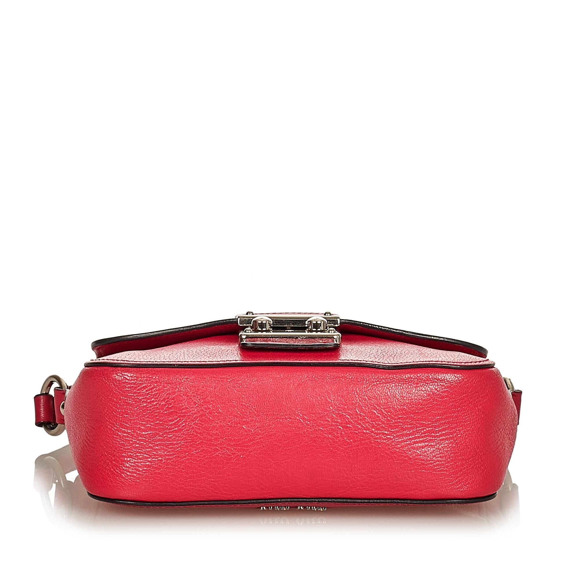 Miu Miu Sound Lock Leather Crossbody (SHG-25330)