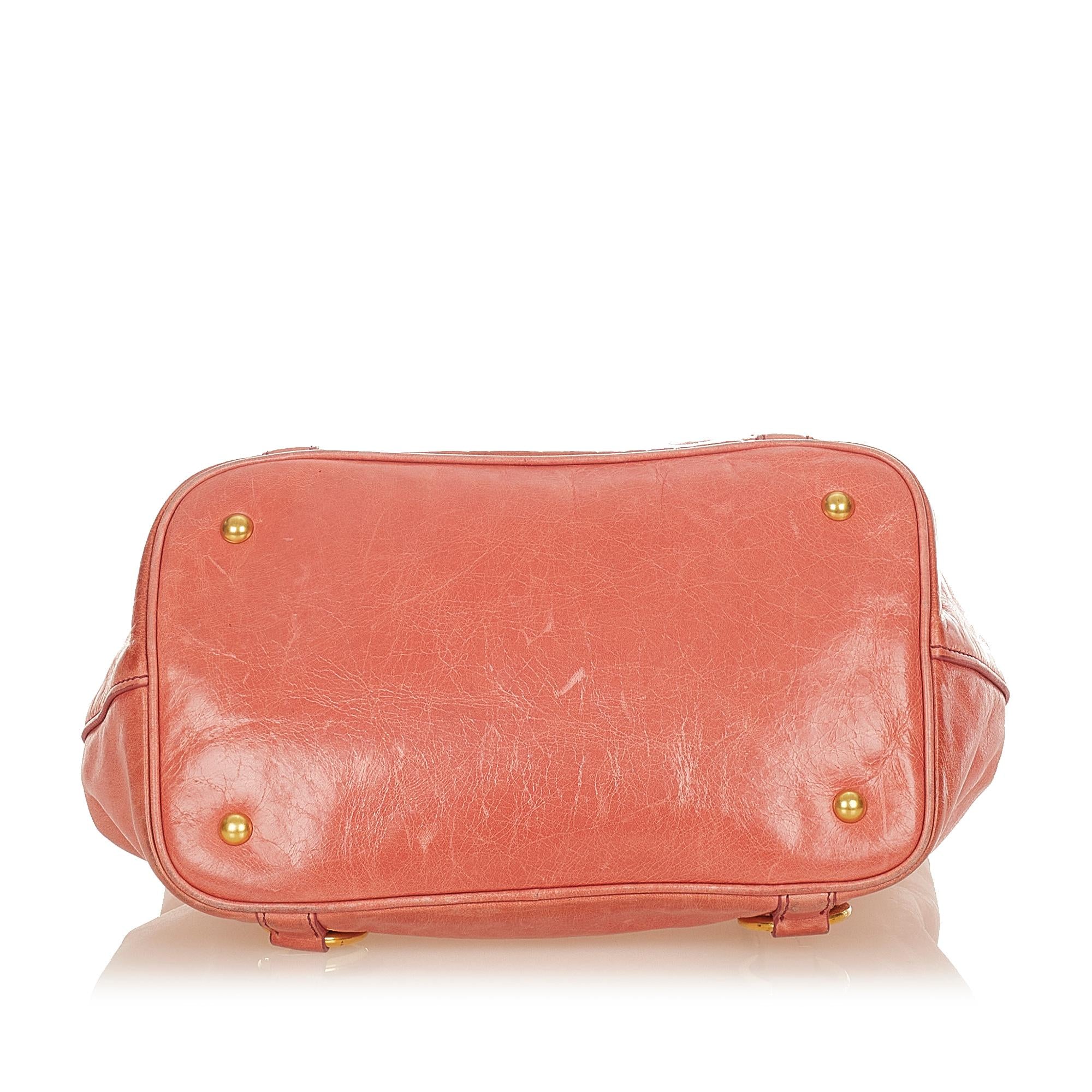 Miu Miu Vitello Shine Satchel (SHG-24905)