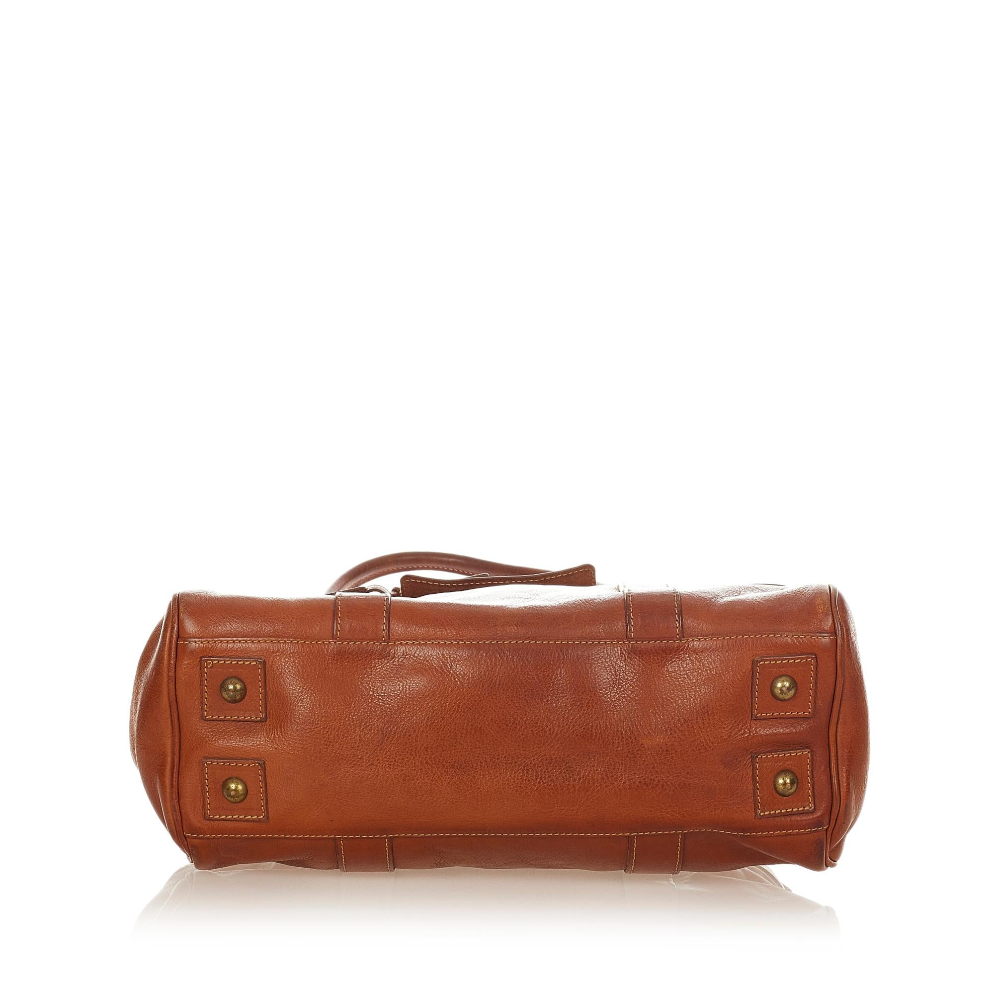 Mulberry Bayswater Leather Tote Bag (SHG-26399)