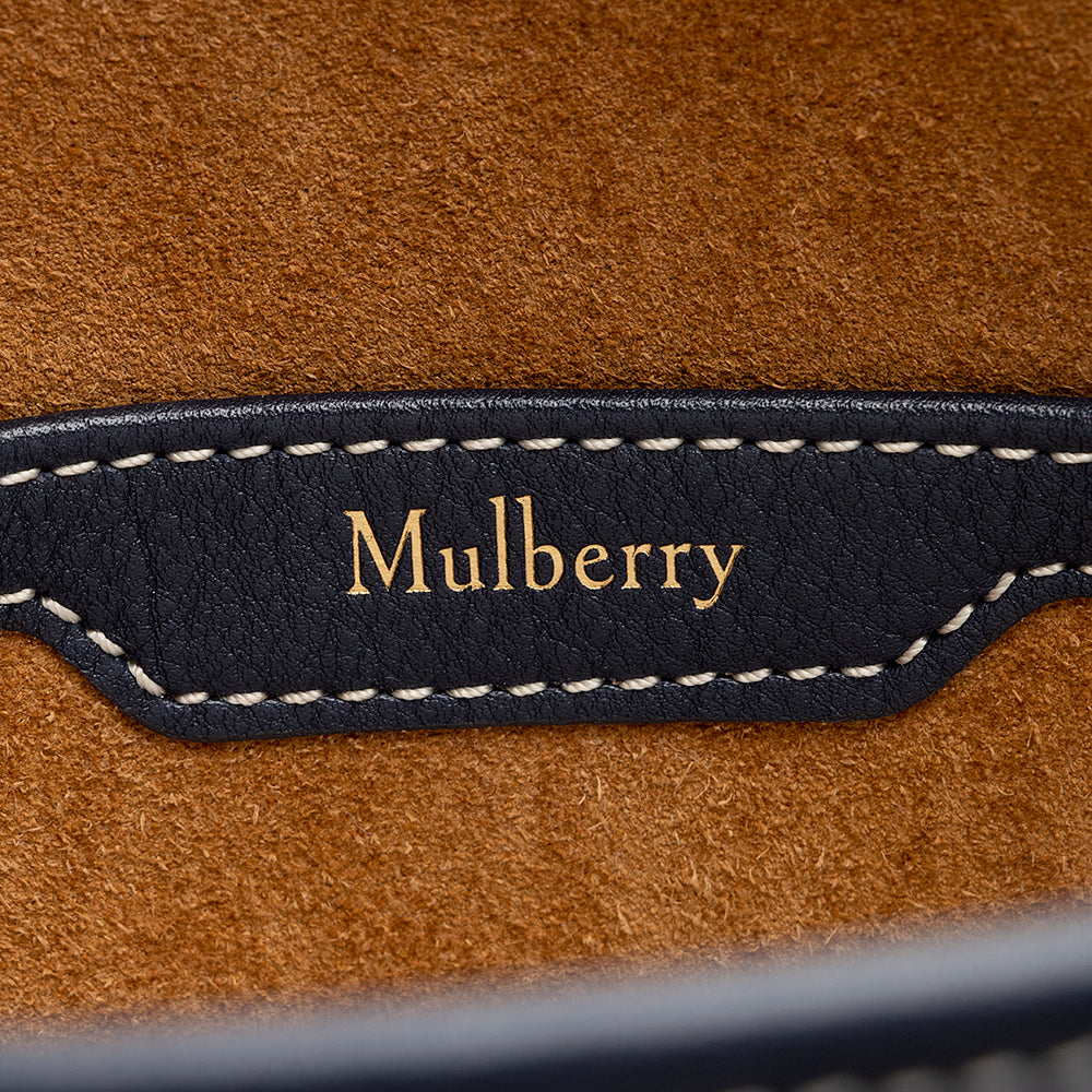 Mulberry Calfskin Brockwell Shoulder Bag (SHF-22032)
