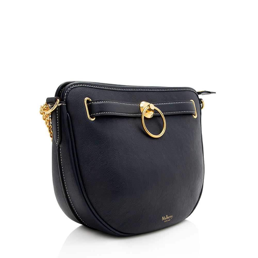 Mulberry Calfskin Brockwell Shoulder Bag (SHF-22032)