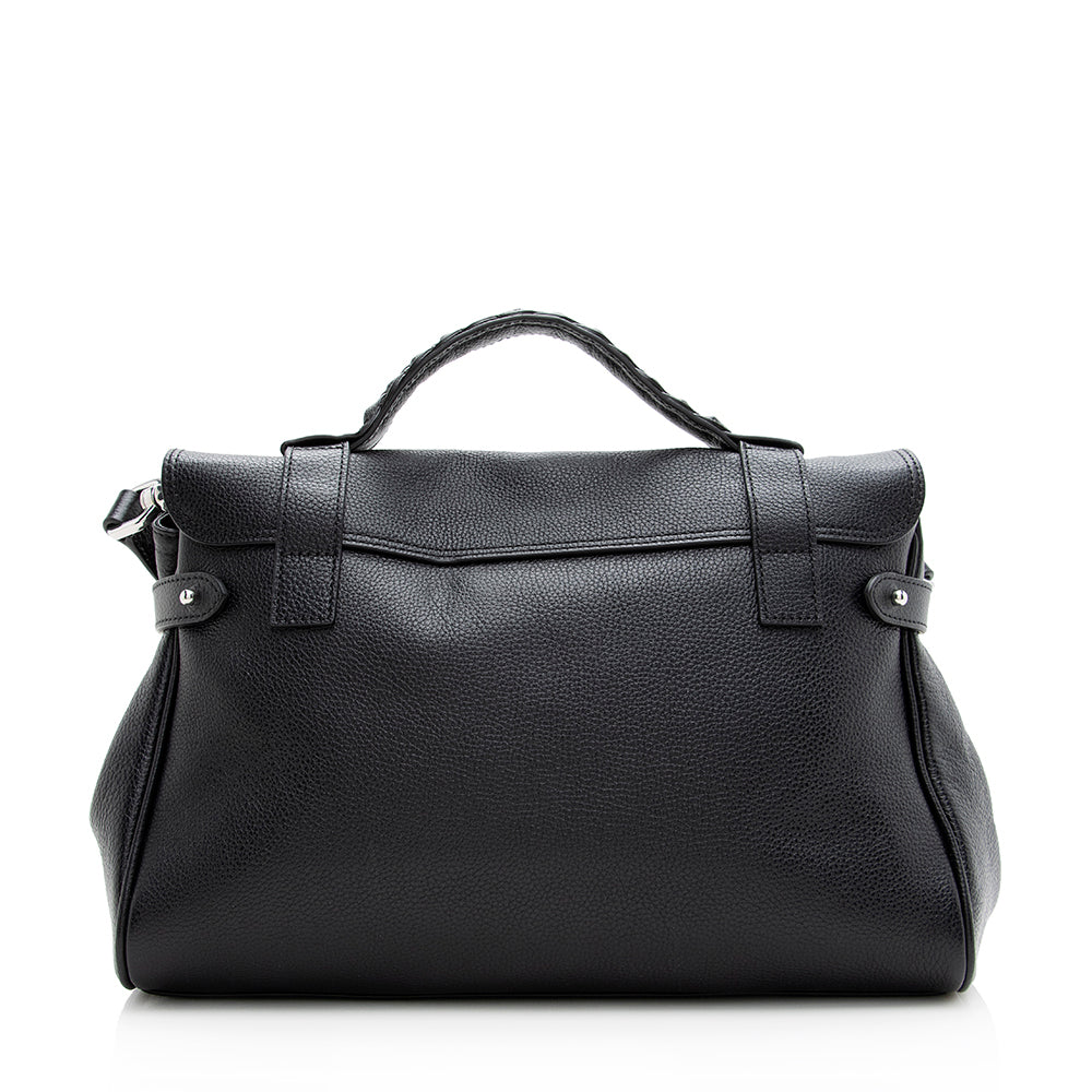 Mulberry Leather Alexa Satchel (SHF-19695)