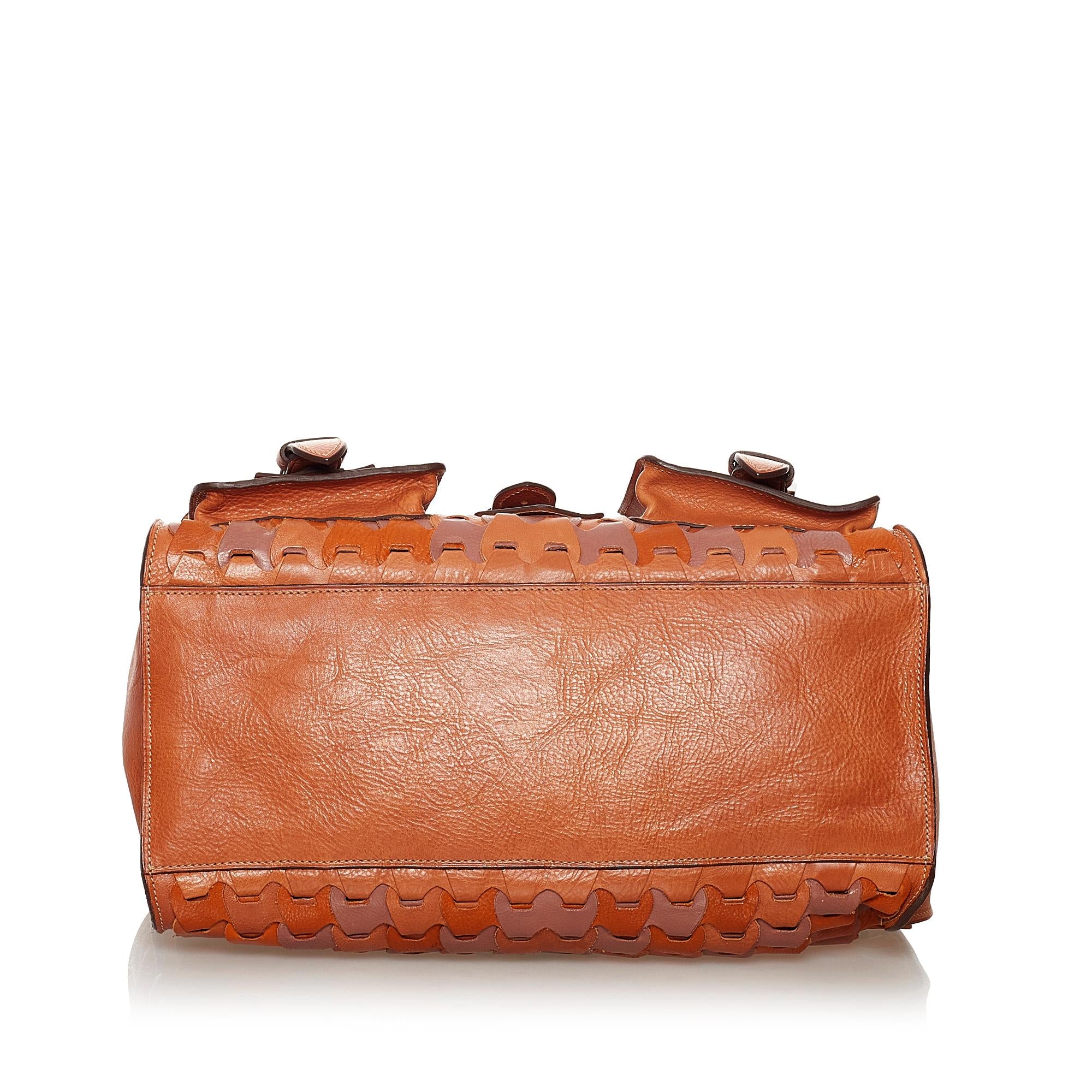 Mulberry Roxanne Leather Tote Bag (SHG-31462)