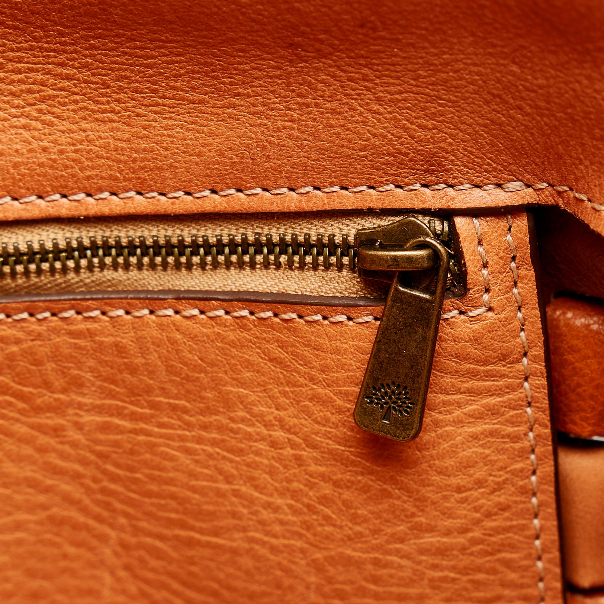 Mulberry Roxanne Leather Tote Bag (SHG-31462)