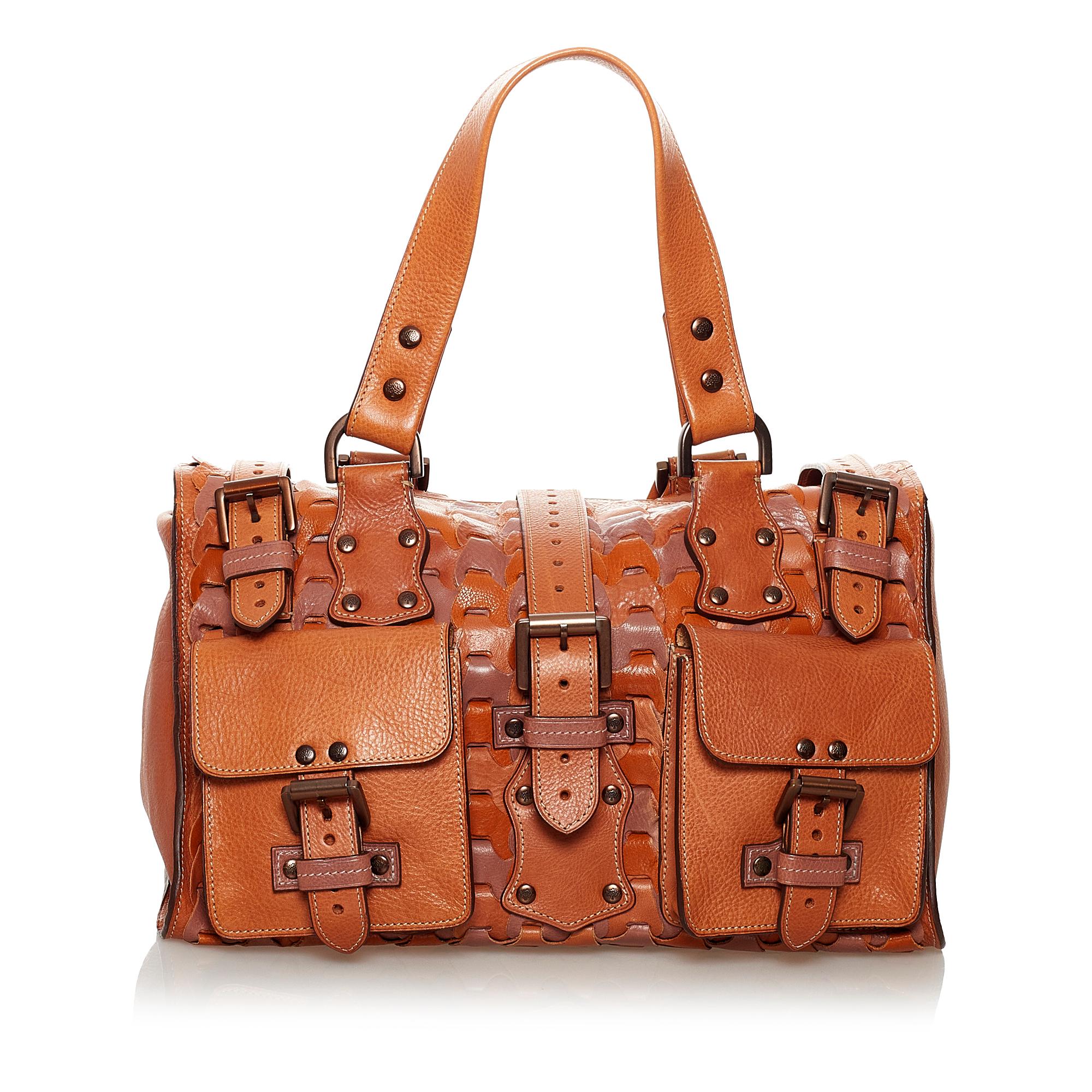 Mulberry Roxanne Leather Tote Bag (SHG-31462)
