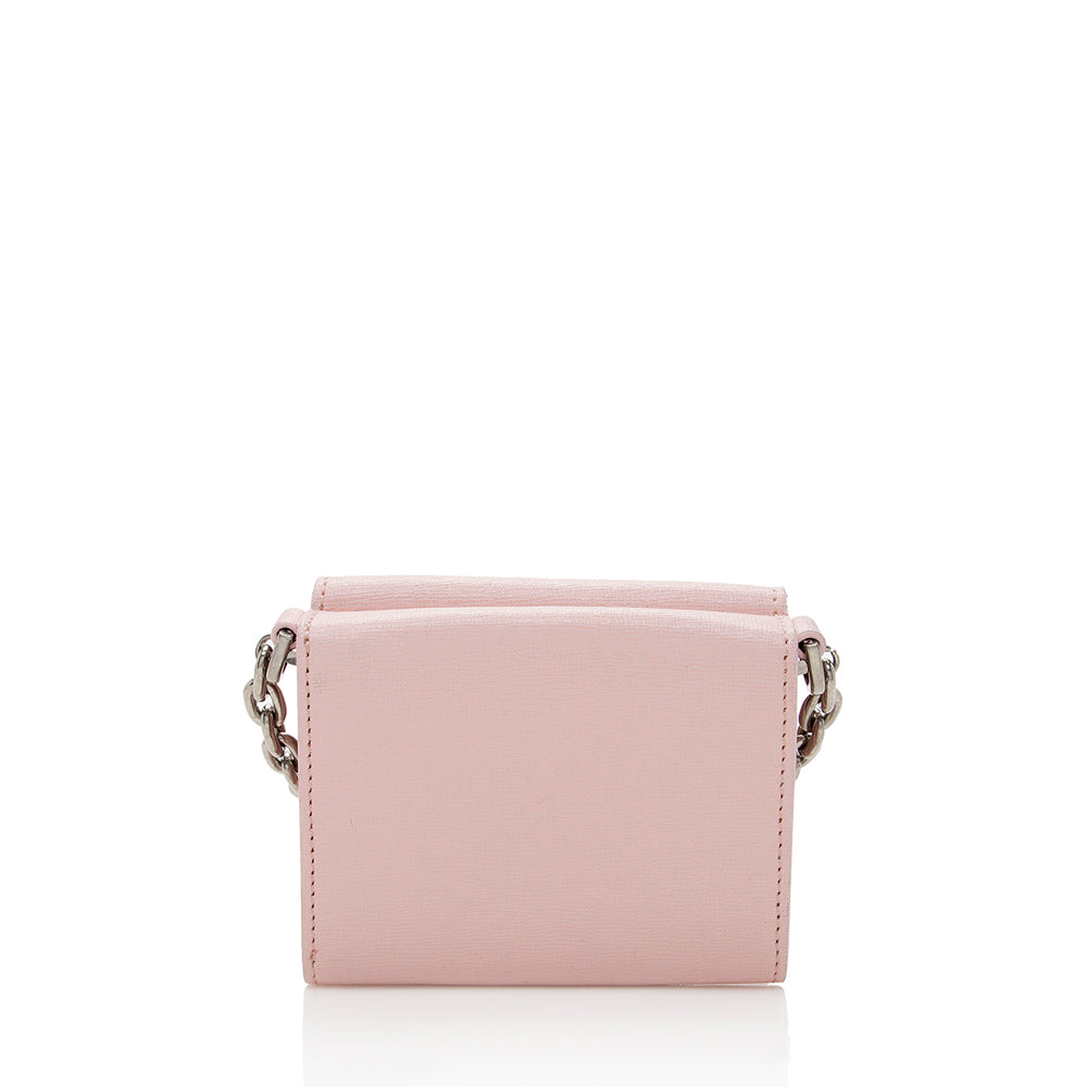 Off-White Leather Arrows-Plaque Crossbody Bag (SHF-18270)