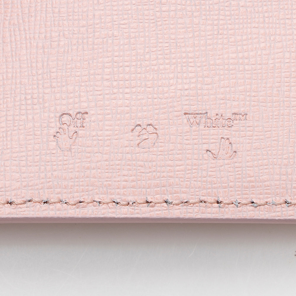 Off-White Leather Arrows-Plaque Crossbody Bag (SHF-18270)