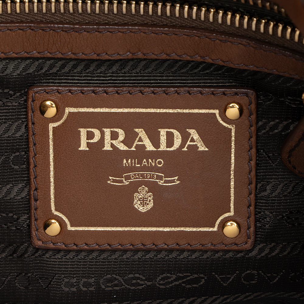 Prada Nappa Antique Bow Satchel - FINAL SALE (SHF-15430)