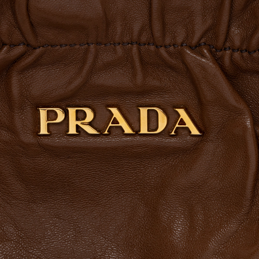 Prada Nappa Antique Bow Satchel - FINAL SALE (SHF-15430)