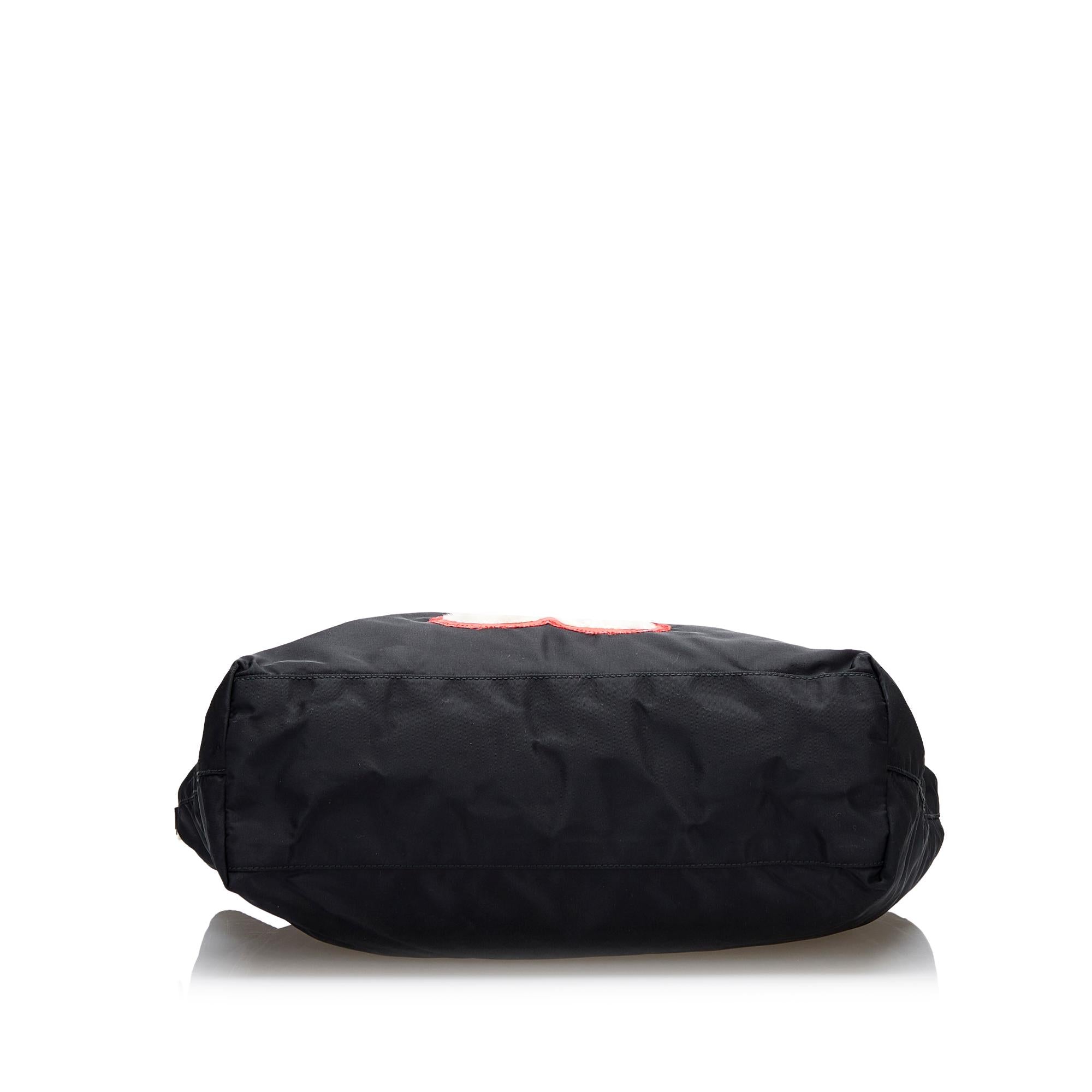 Prada Beijing Olympics Teddy Bear Tessuto Tote (SHG-37098)