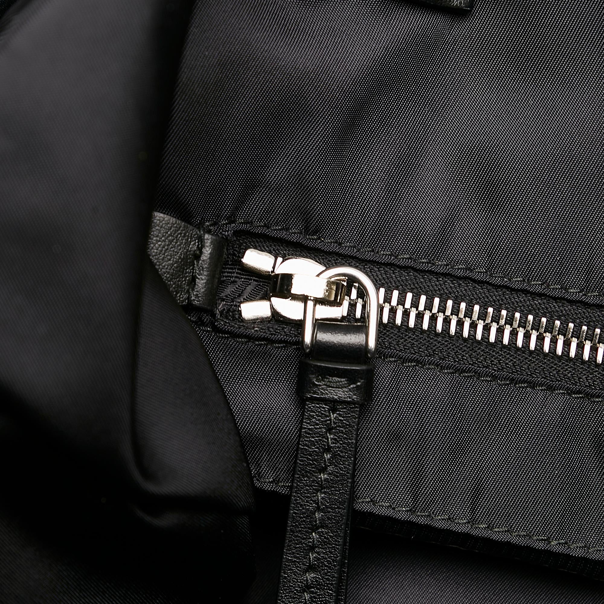 Prada Belted Logo Tessuto Tote (SHG-36567)