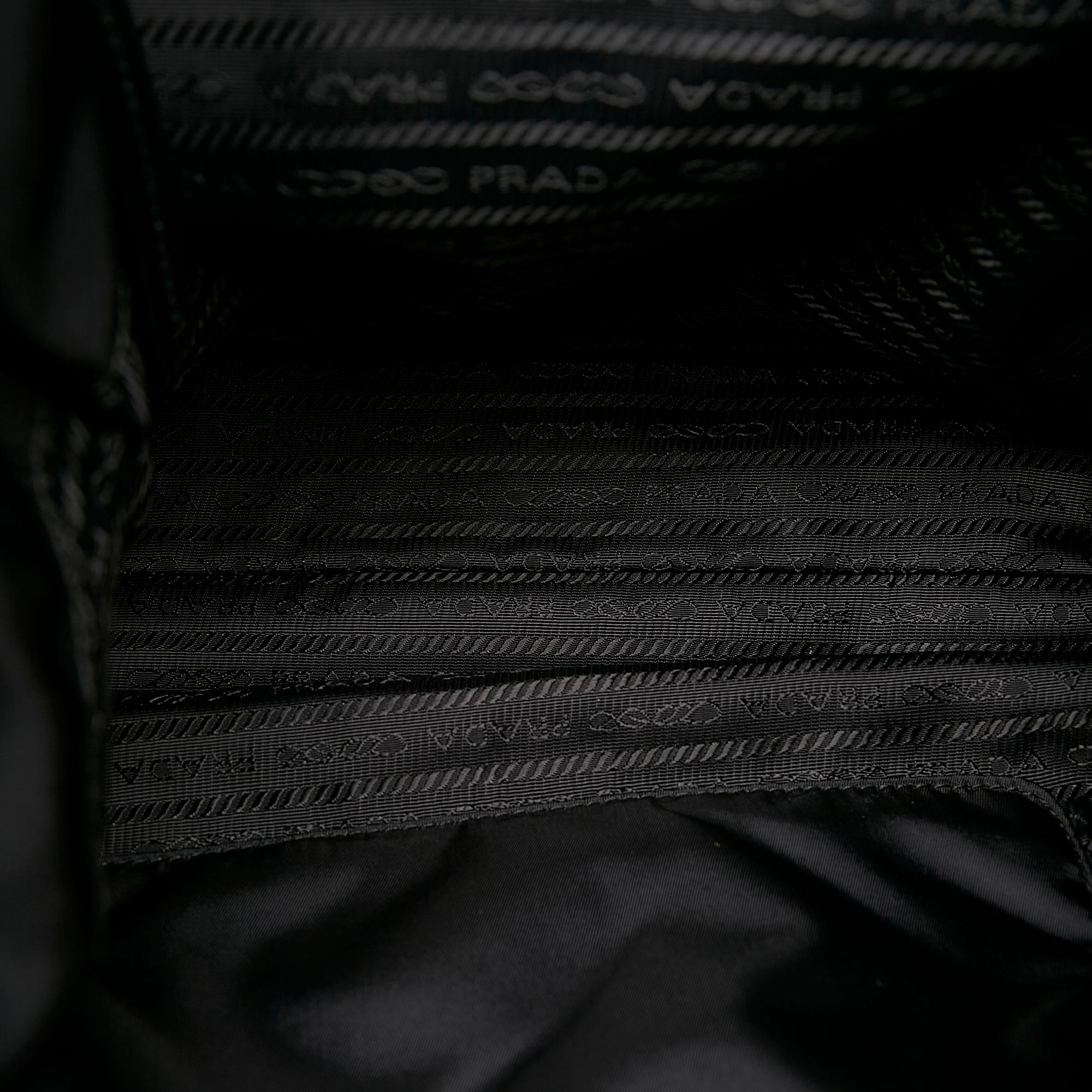 Prada Belted Logo Tessuto Tote (SHG-36567)