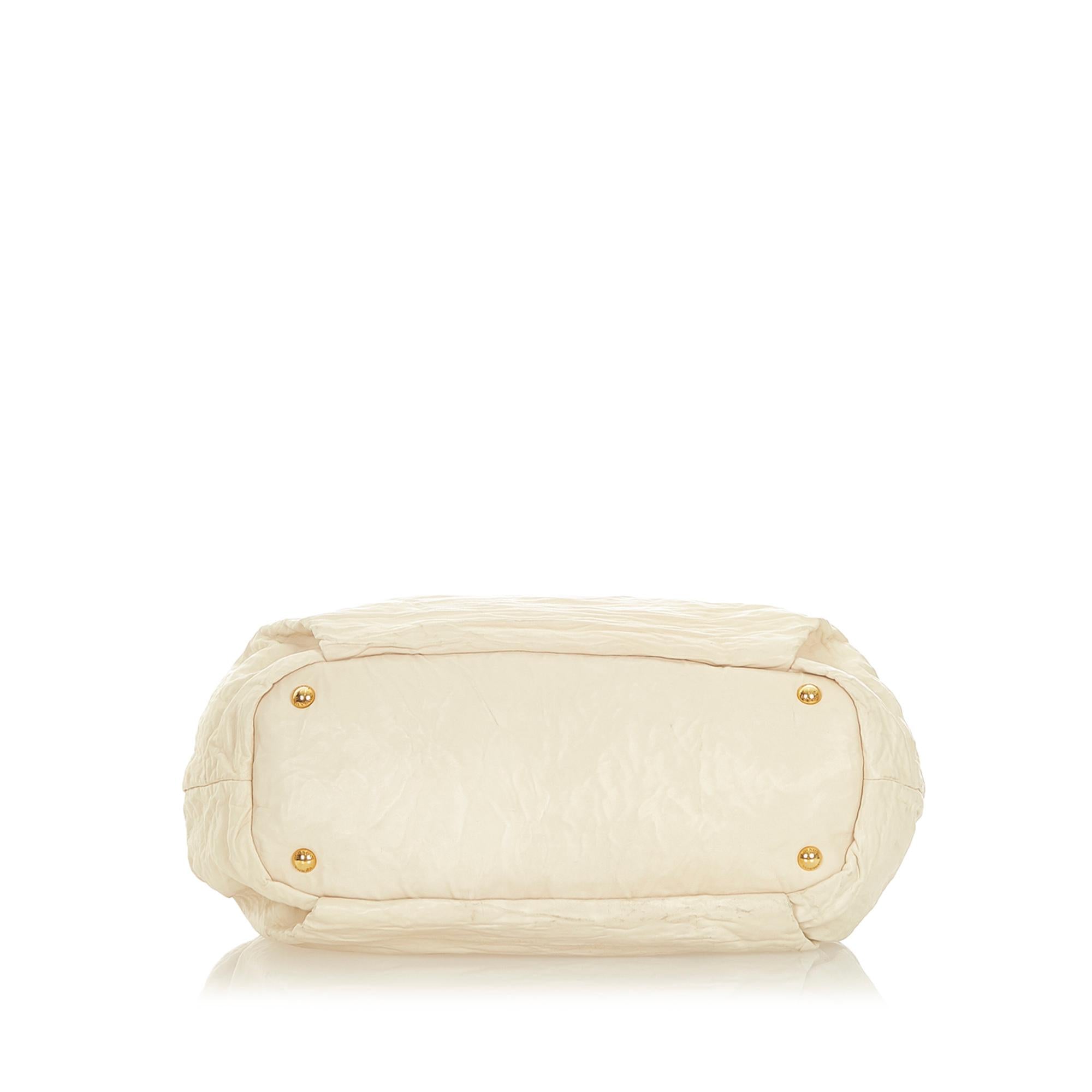 Prada Bow Leather Satchel (SHG-32135)