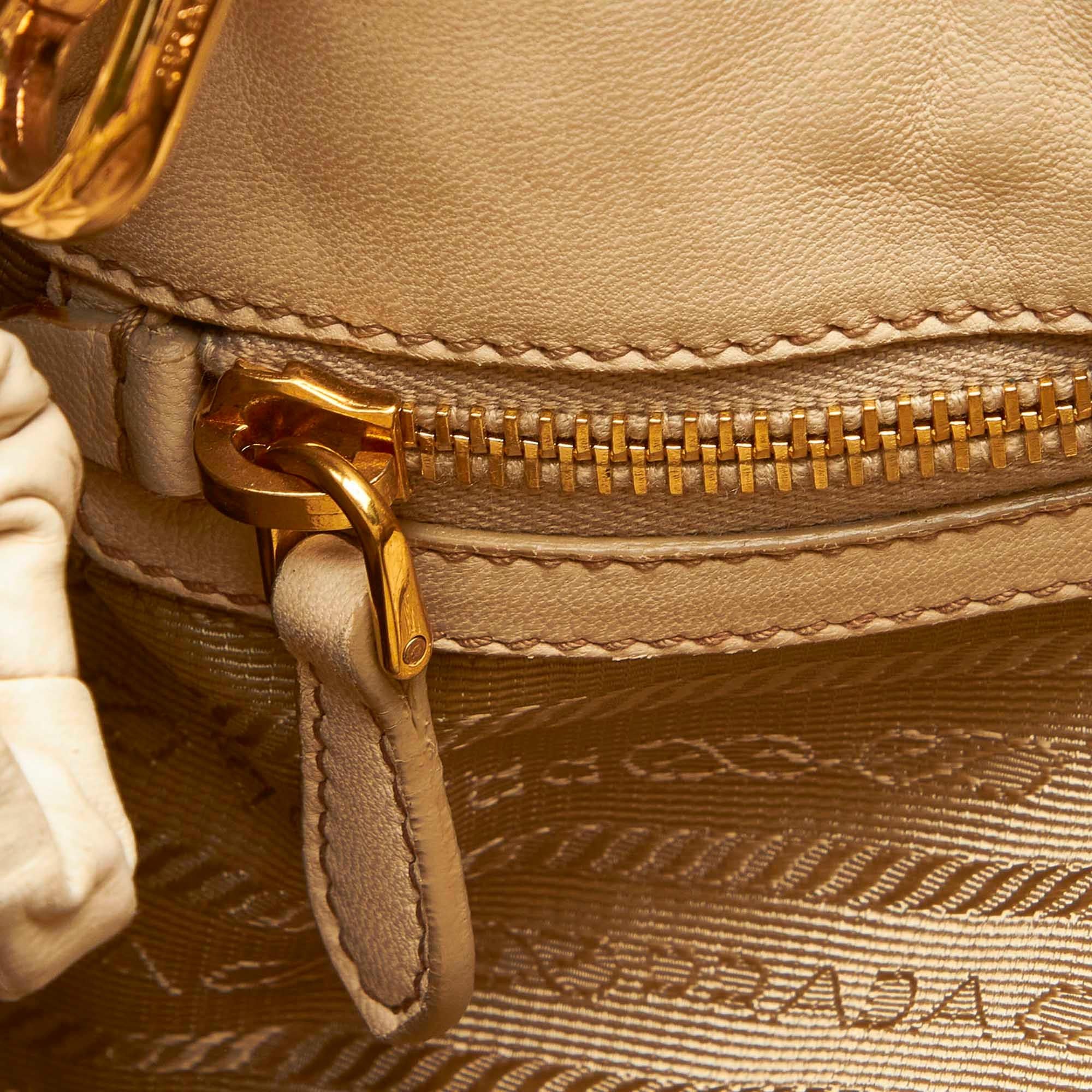 Prada Bow Leather Satchel (SHG-32135)