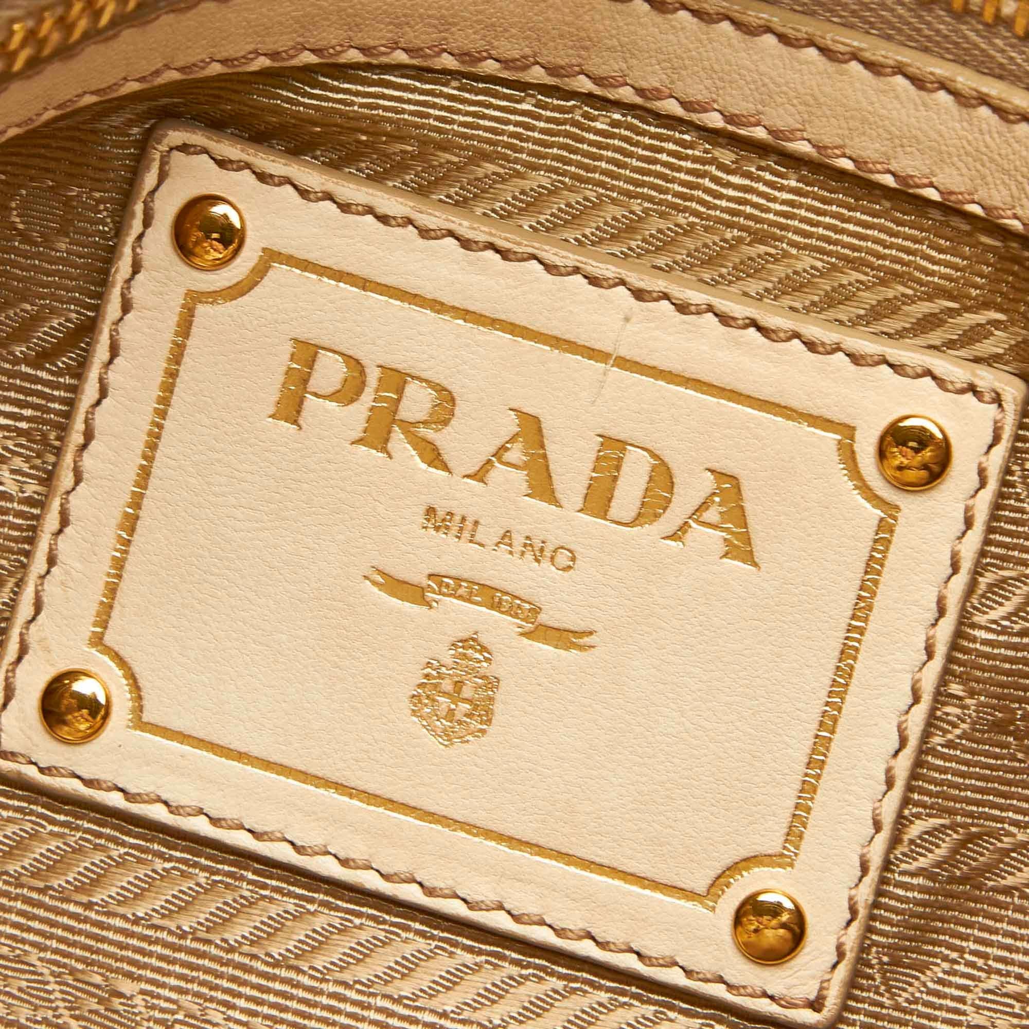 Prada Bow Leather Satchel (SHG-32135)
