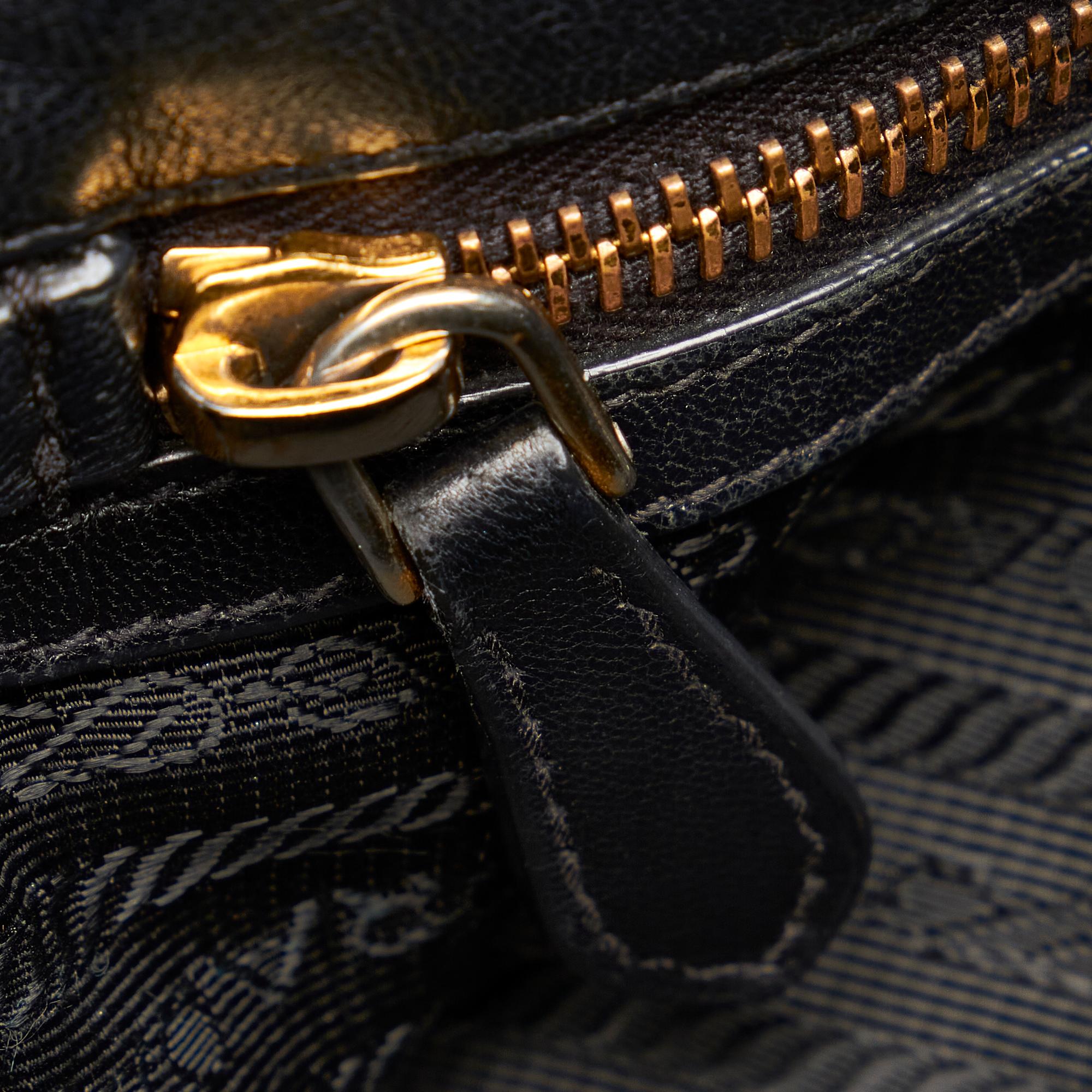 Prada Bow Nappa Leather Satchel (SHG-37744)