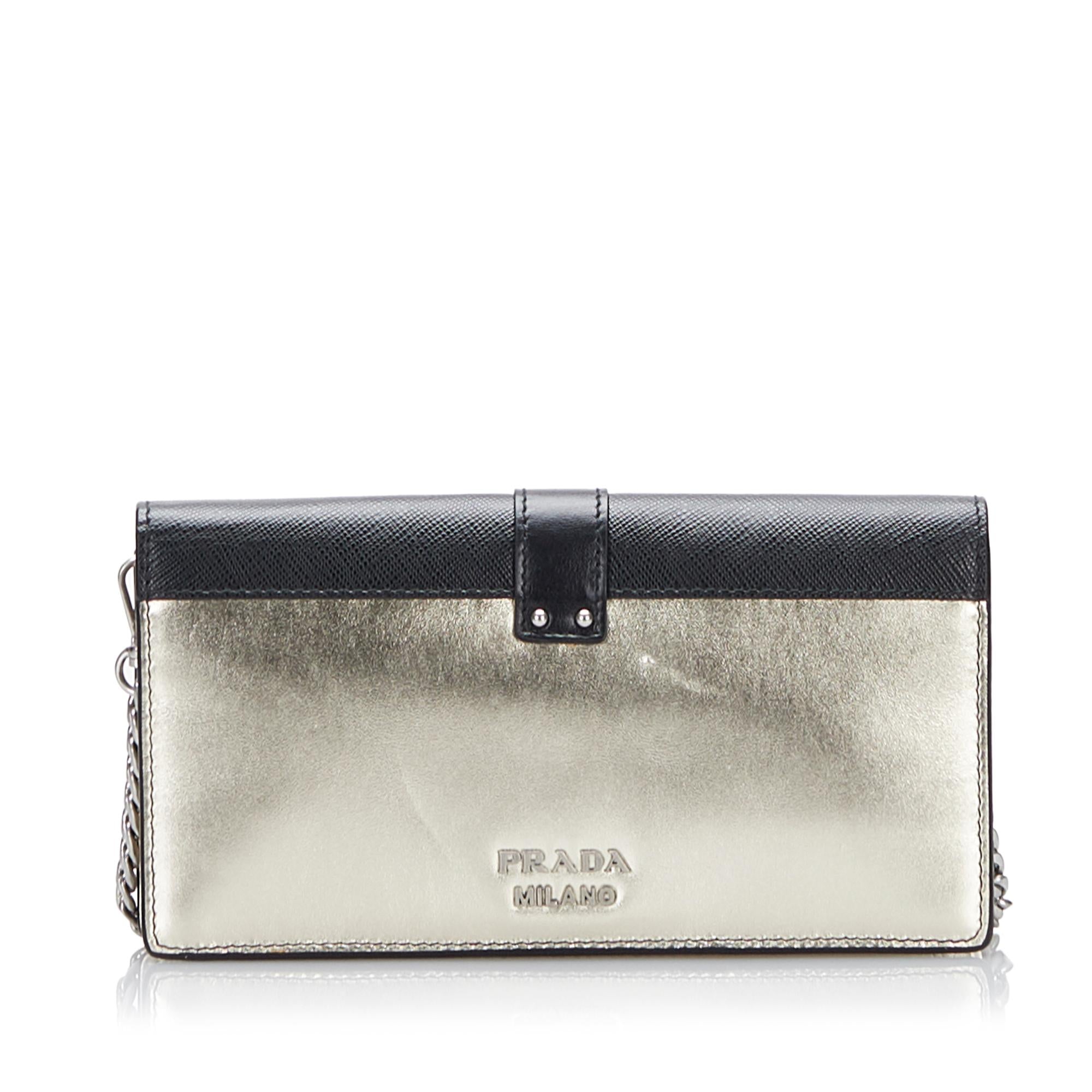 Prada Cahier Wallet On Chain (SHG-lARuKJ)