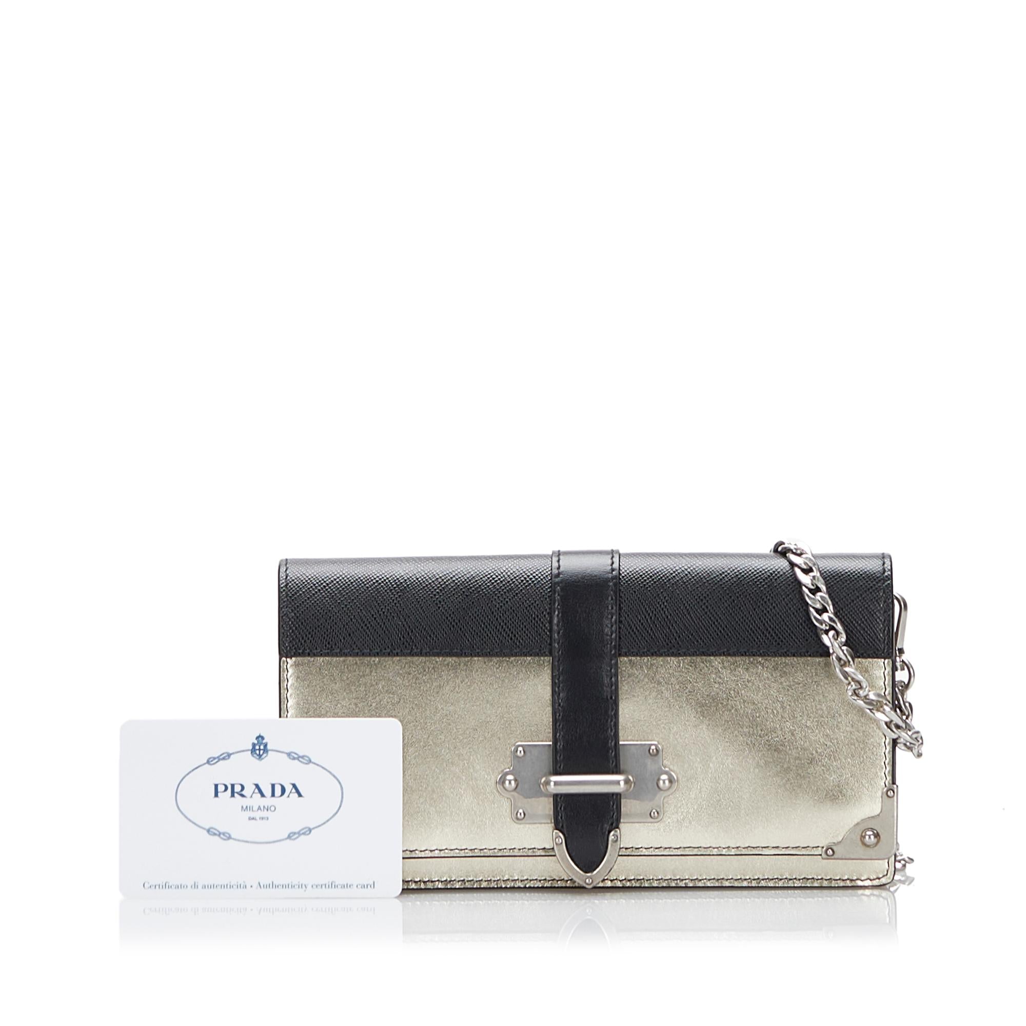 Prada Cahier Wallet On Chain (SHG-lARuKJ)