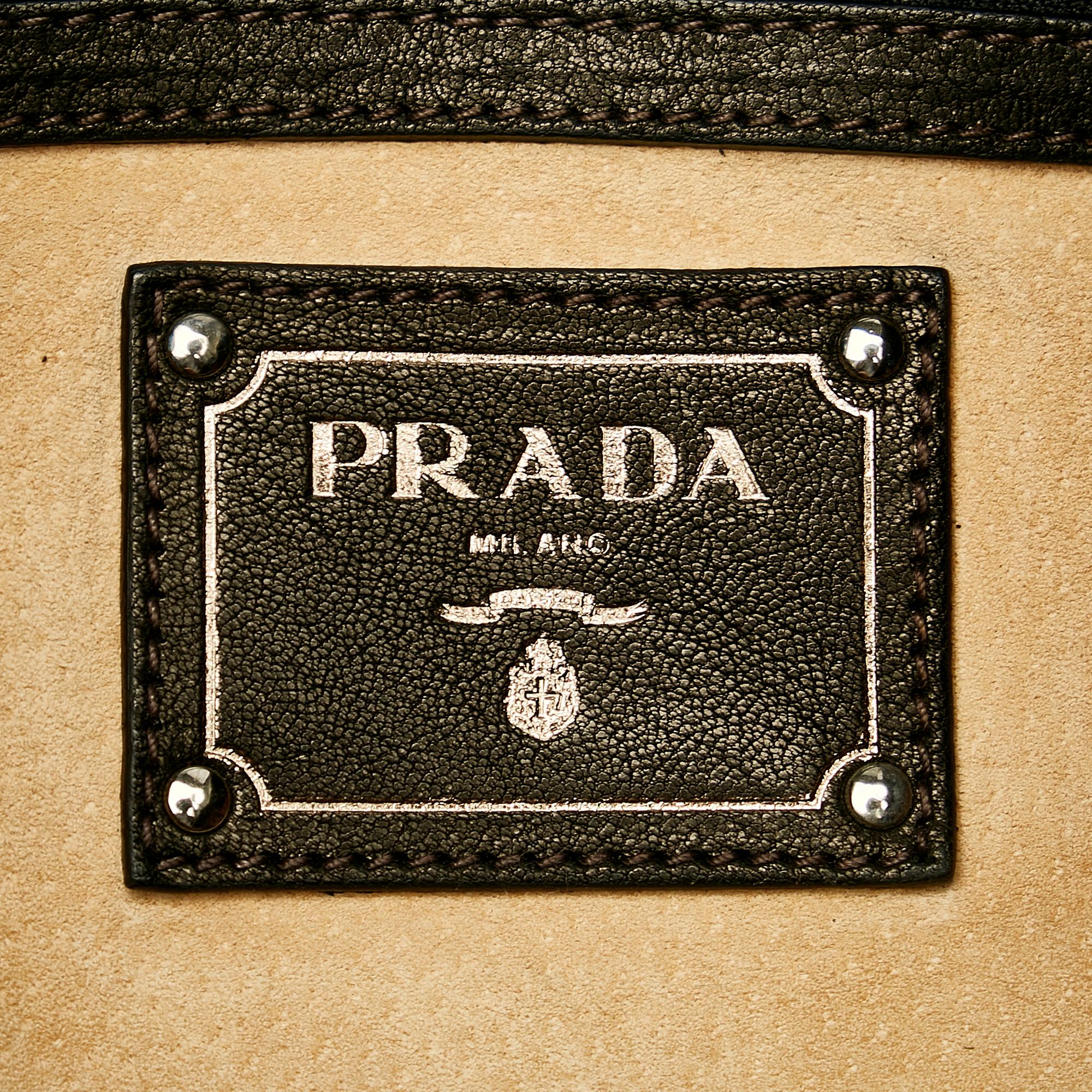 Prada Camouflage Tessuto Gaufre Tote Bag (SHG-26218)