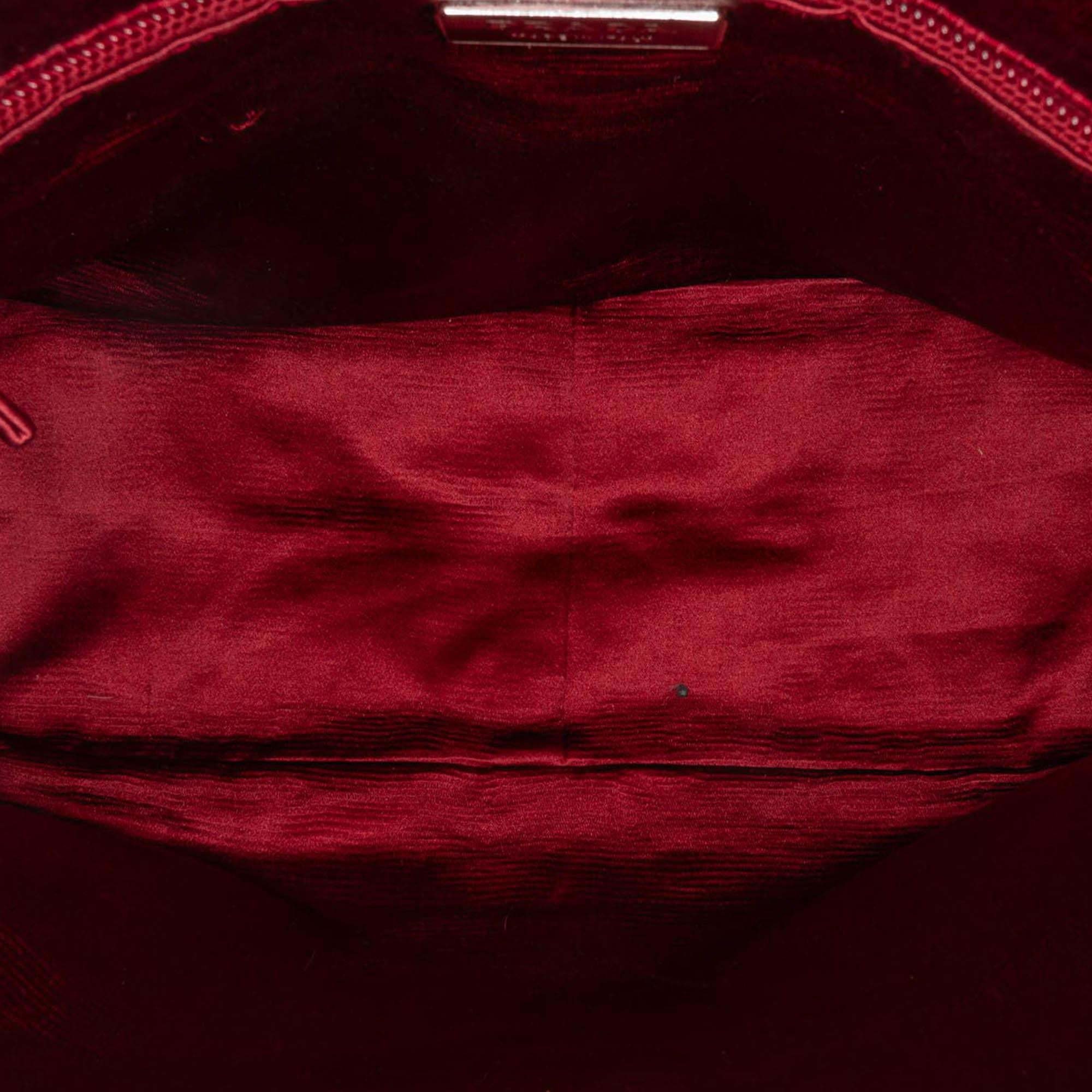 Prada Canapa Bauletto Canvas Handbag (SHG-32509)