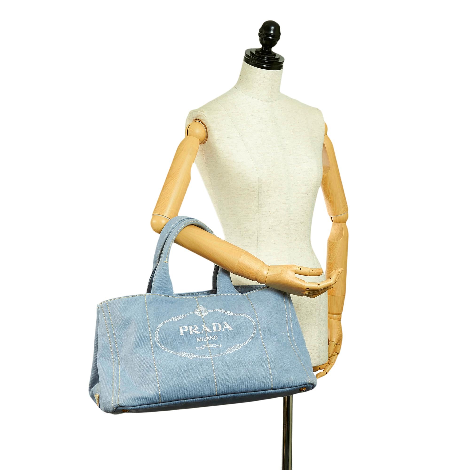 Prada Canapa Logo Canvas Handag (SHG-30765)