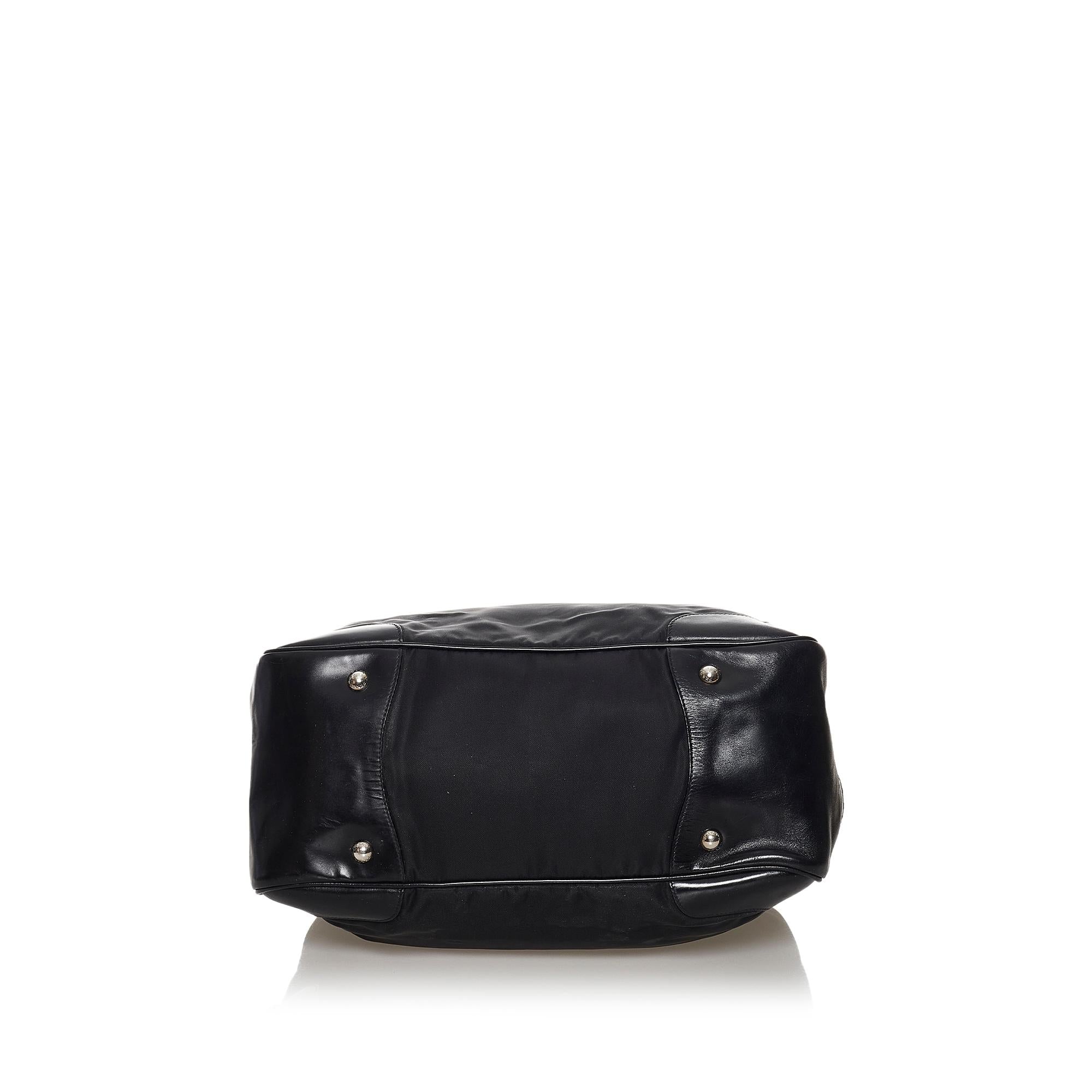 Prada Canapa Logo Canvas Handbag (SHG-30677)