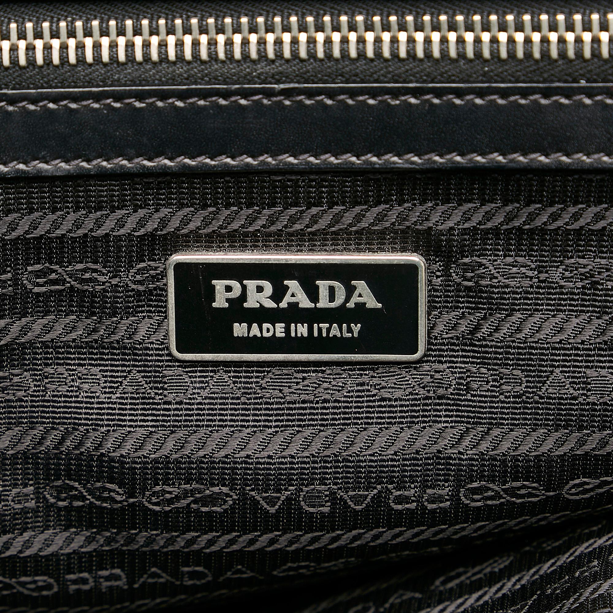 Prada Canapa Logo Canvas Handbag (SHG-30677)