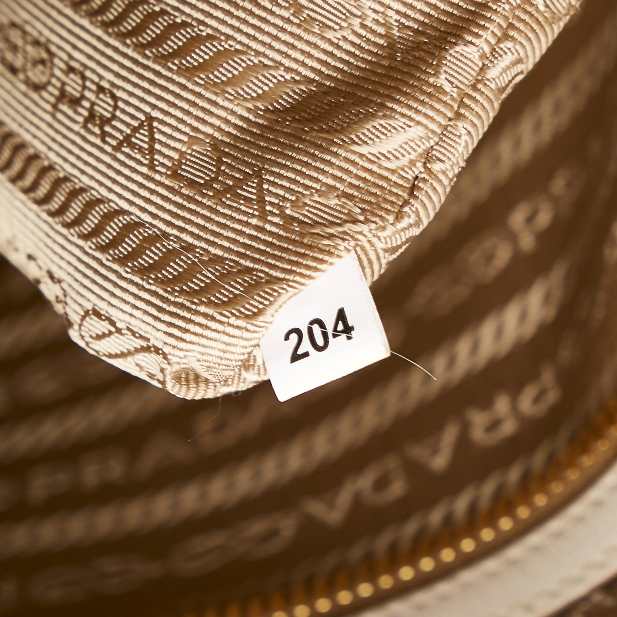 Prada Canapa Logo Canvas Satchel (SHG-27085)