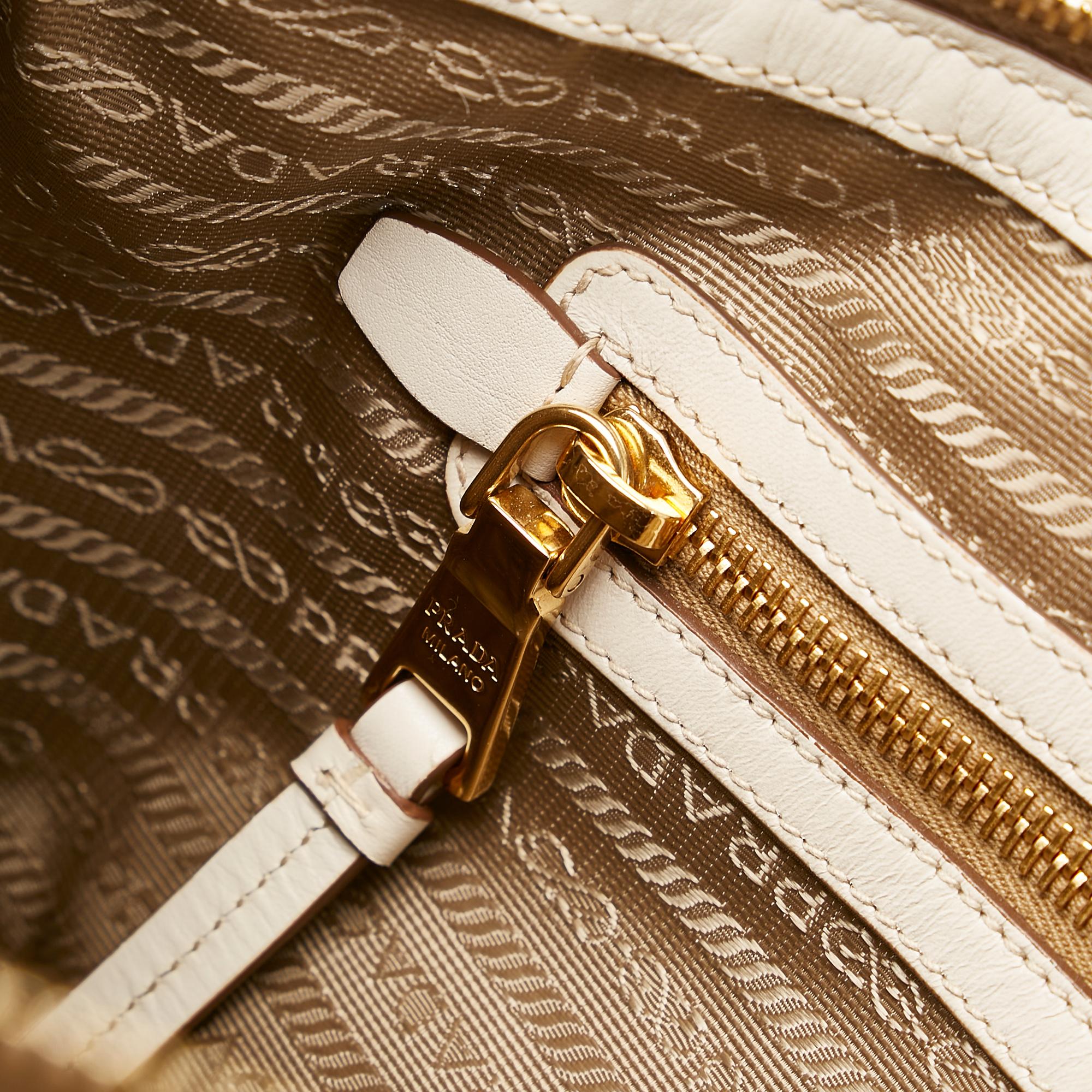 Prada Canapa Logo Canvas Satchel (SHG-27085)