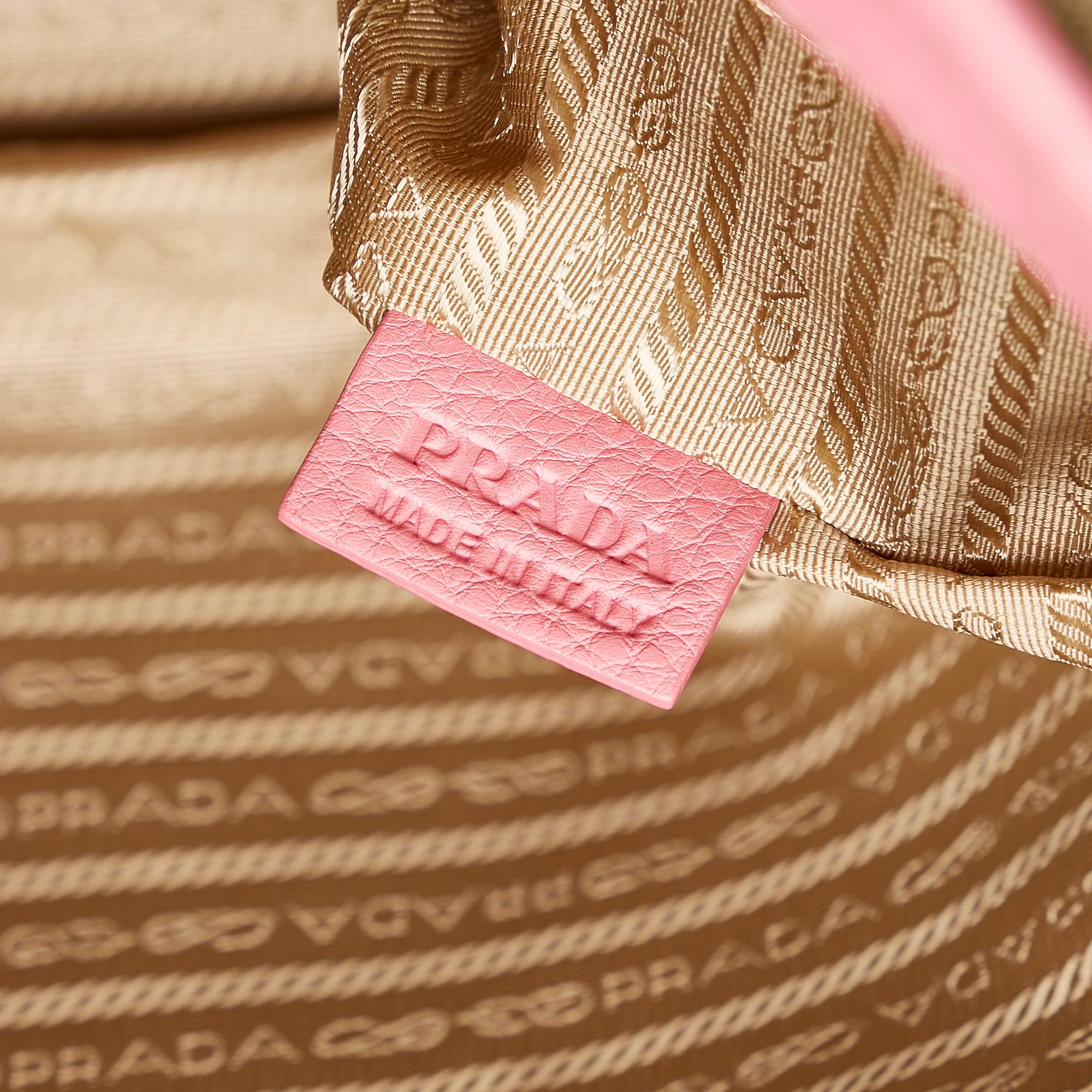 Prada Canapa Logo Canvas Satchel (SHG-28374)