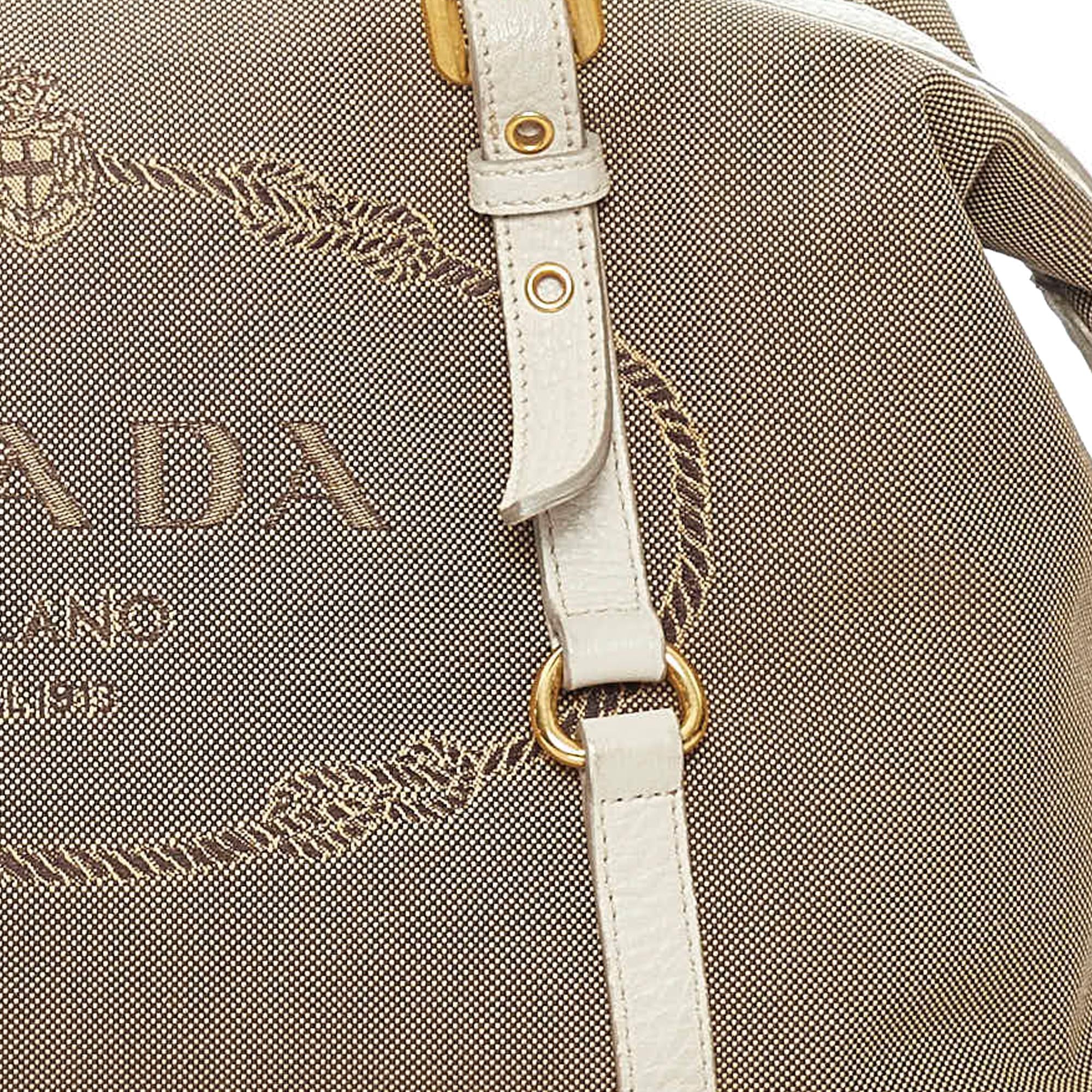 Prada Canapa Logo Canvas Shoulder Bag (SHG-32655)