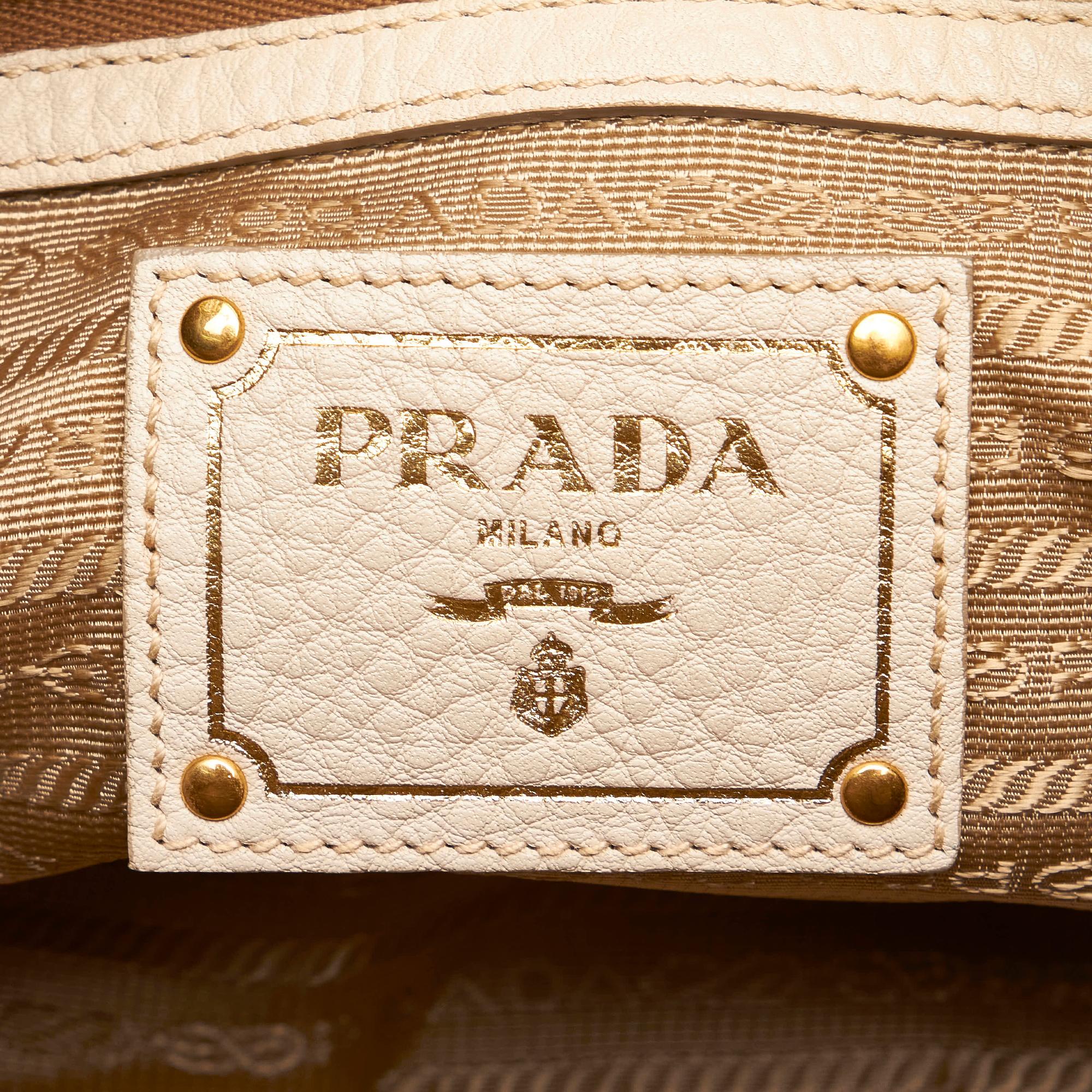 Prada Canapa Logo Canvas Shoulder Bag (SHG-32655)