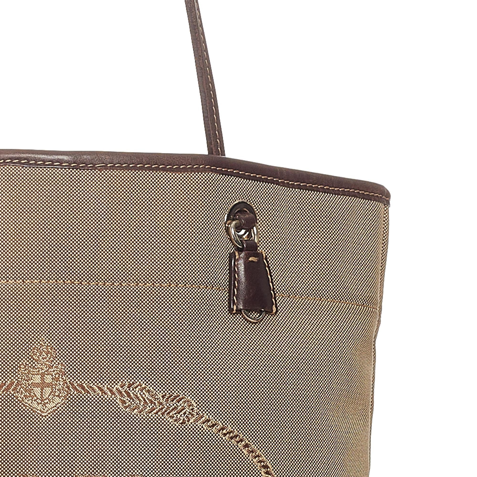 Prada Canapa Logo Canvas Tote Bag (SHG-27301)