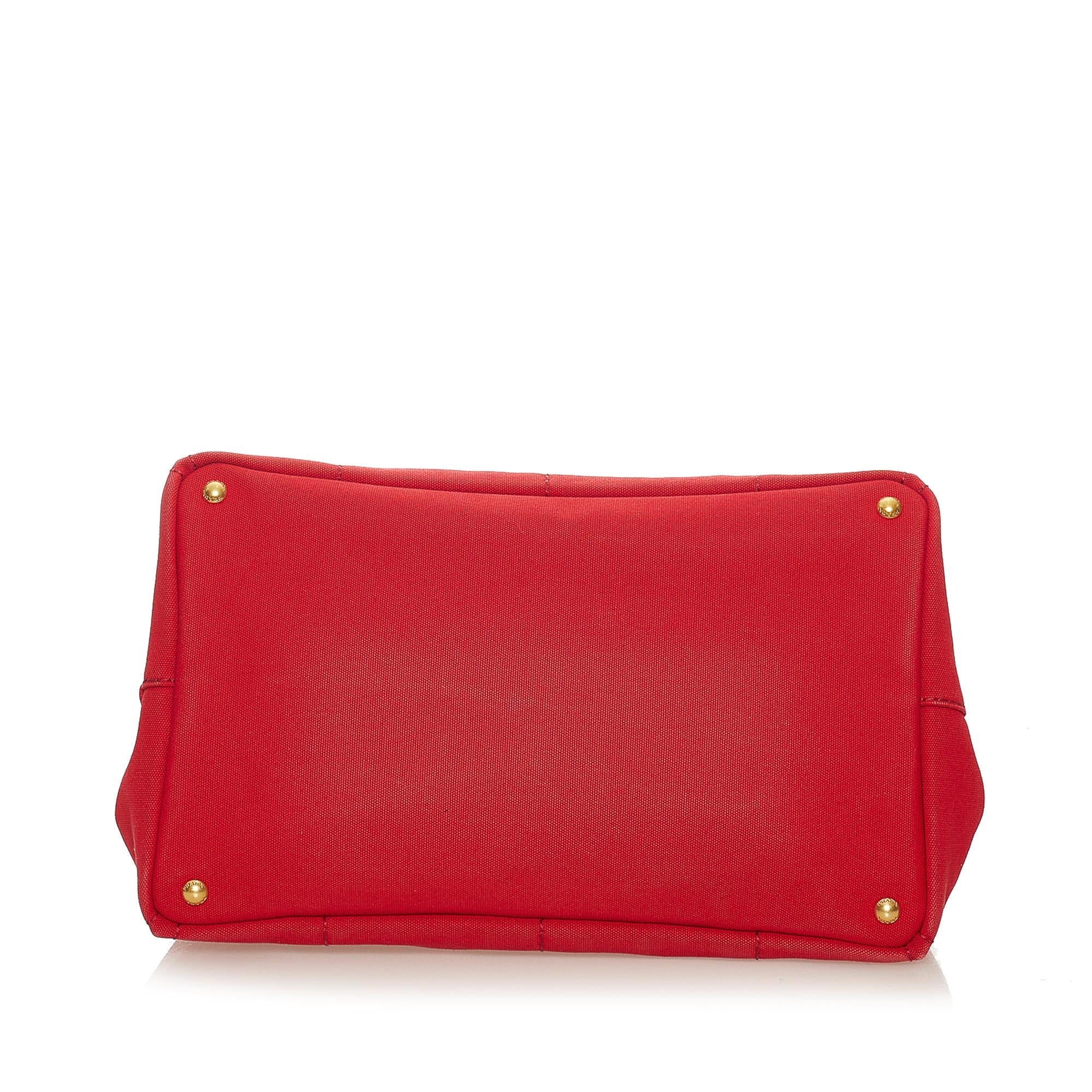 Prada Canapa Logo Canvas Tote Bag (SHG-27786)