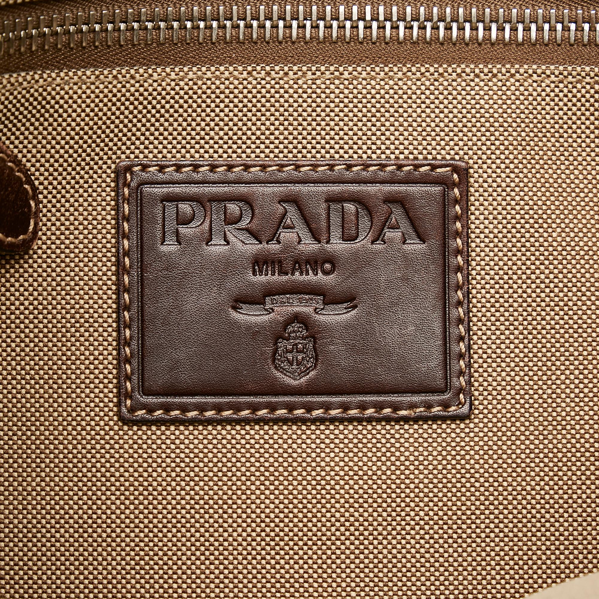 Prada Canapa Logo Canvas Tote Bag (SHG-28188)