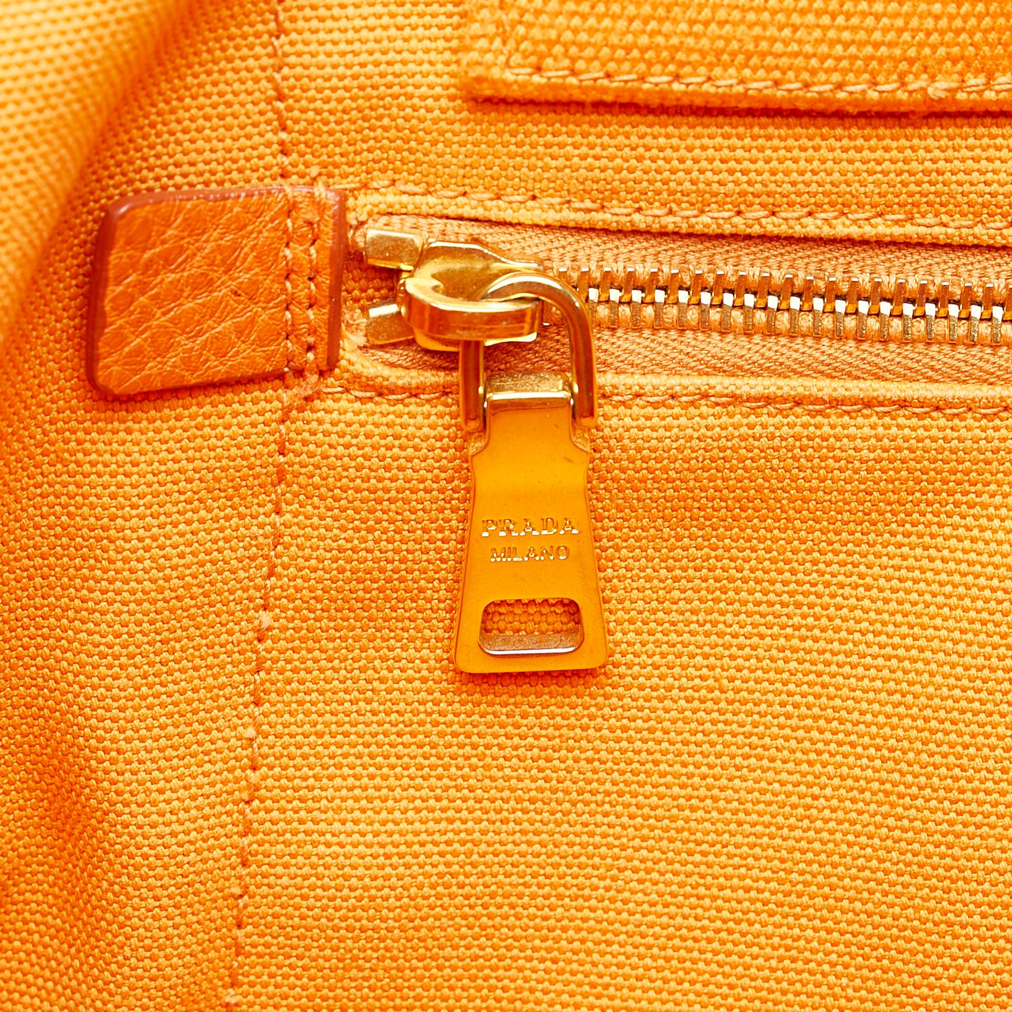 Prada Canapa Logo Canvas Tote (SHG-32202)