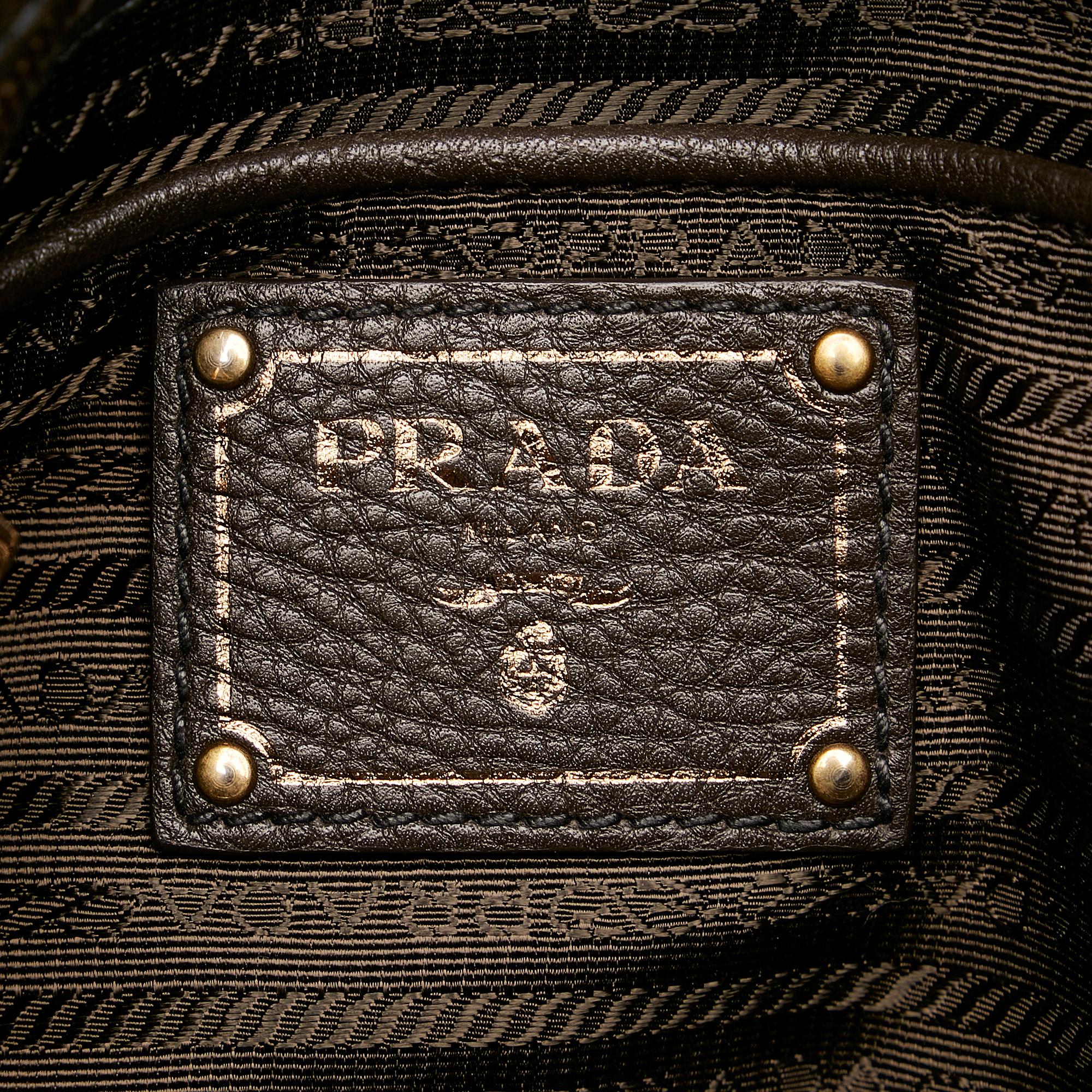 Prada Canapa Logo Tessuto Satchel (SHG-30180)