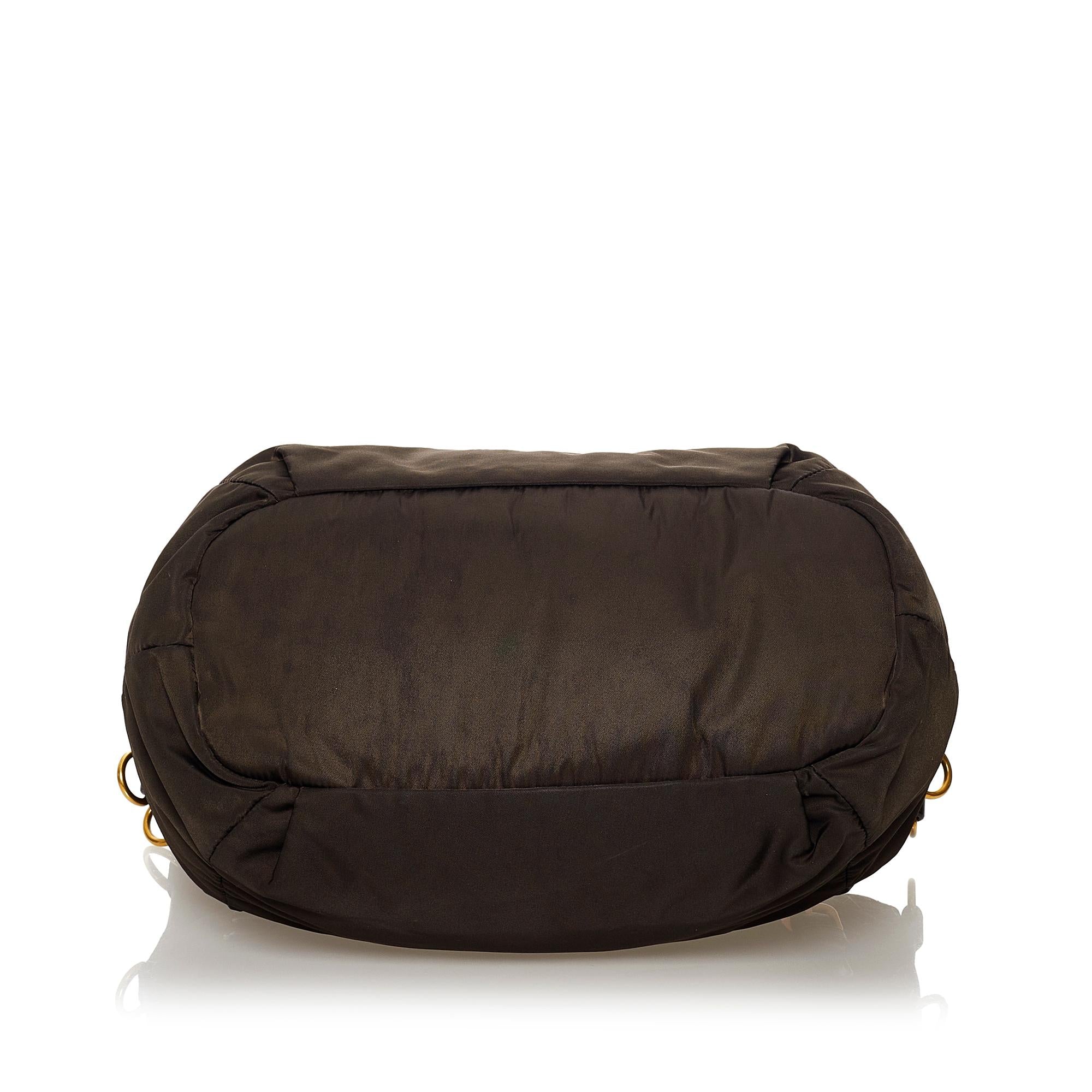 Prada Canapa Logo Tessuto Satchel (SHG-32714)