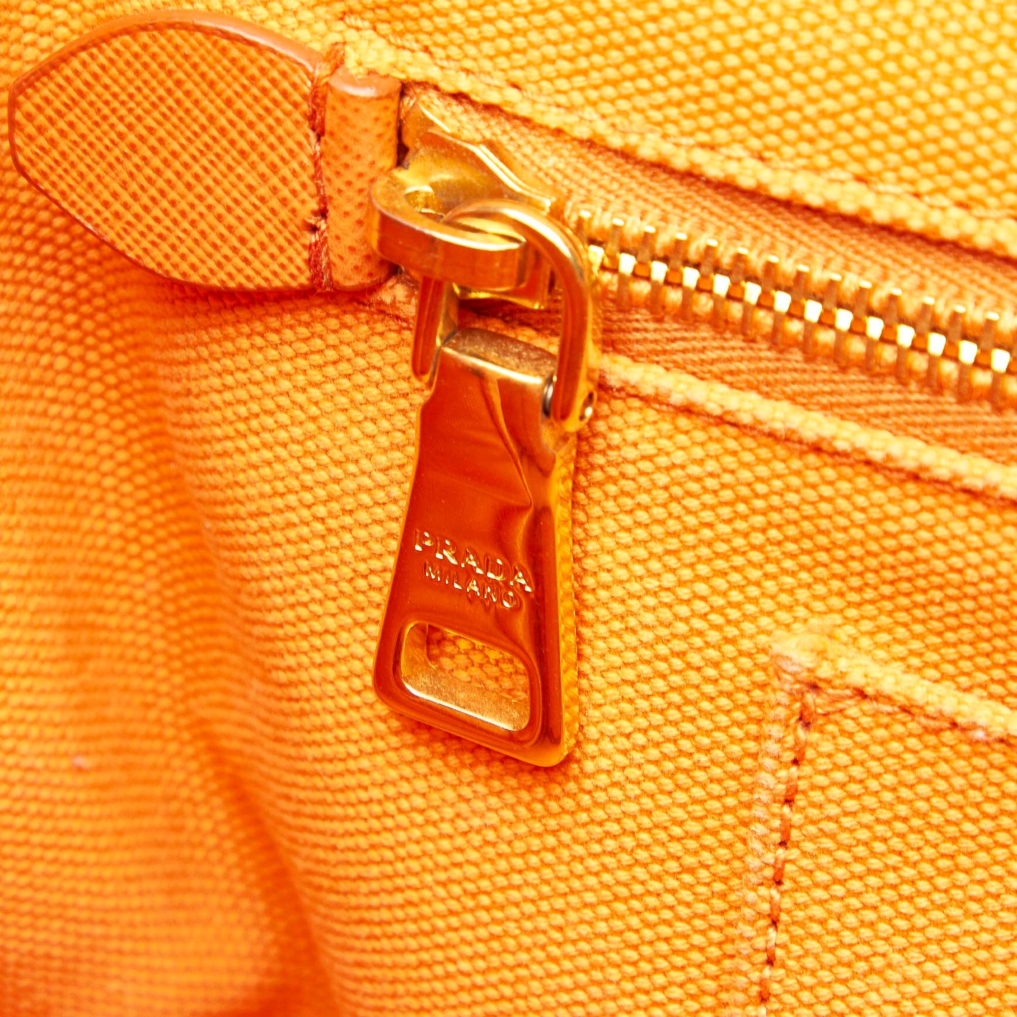 Prada Canapa Studded Canvas Satchel (SHG-32375)