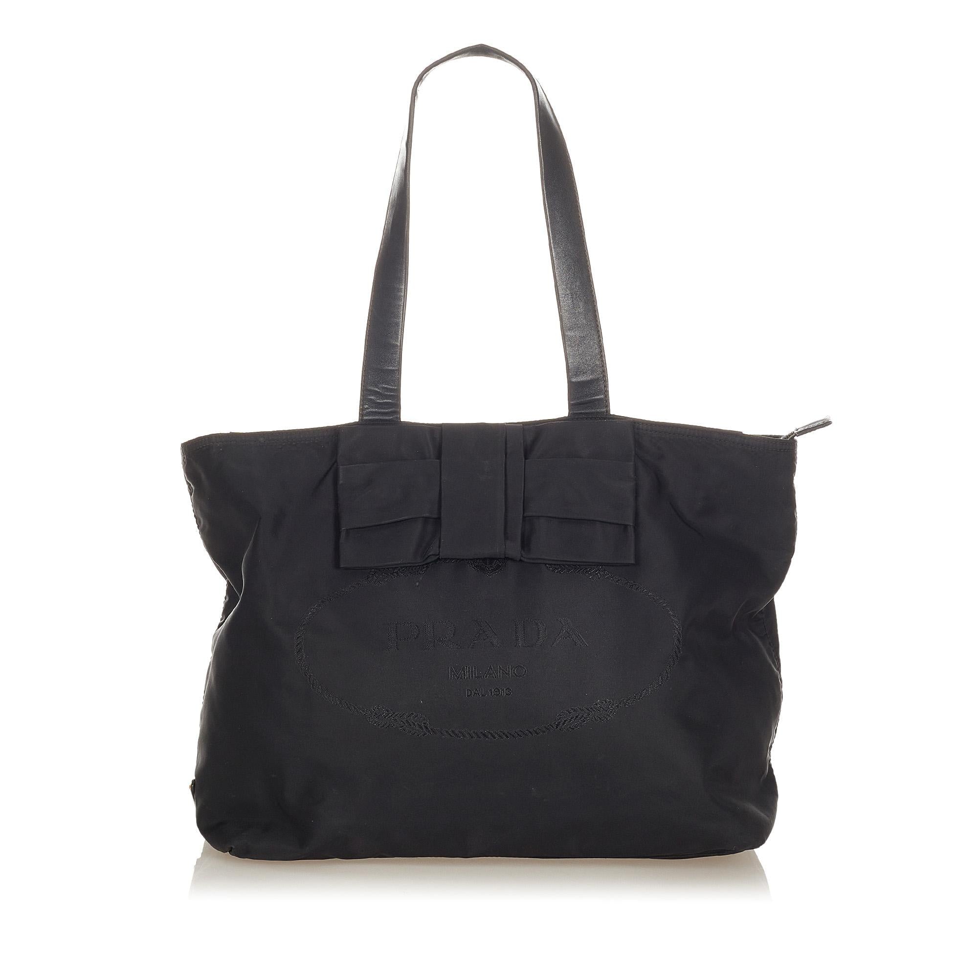 Prada Canapa Tessuto Tote Bag (SHG-22274)