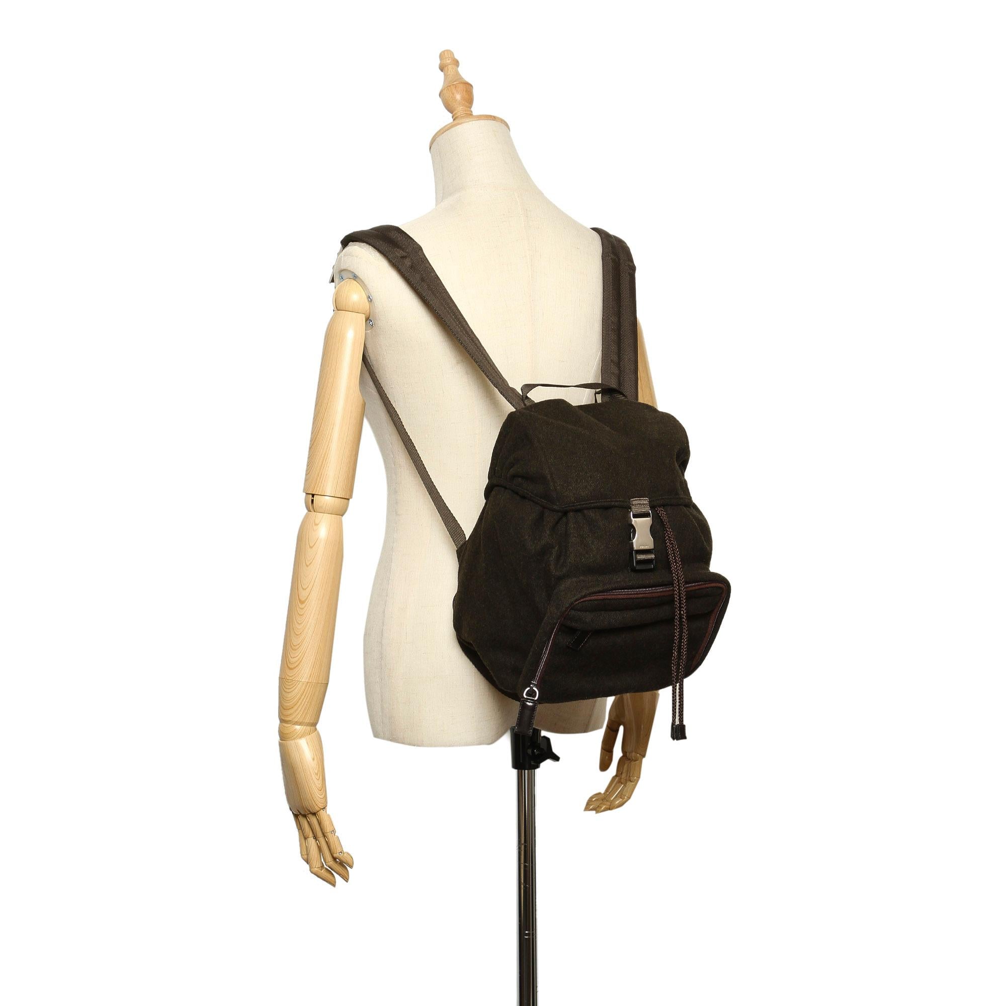 Prada Canvas Backpack (SHG-15721)
