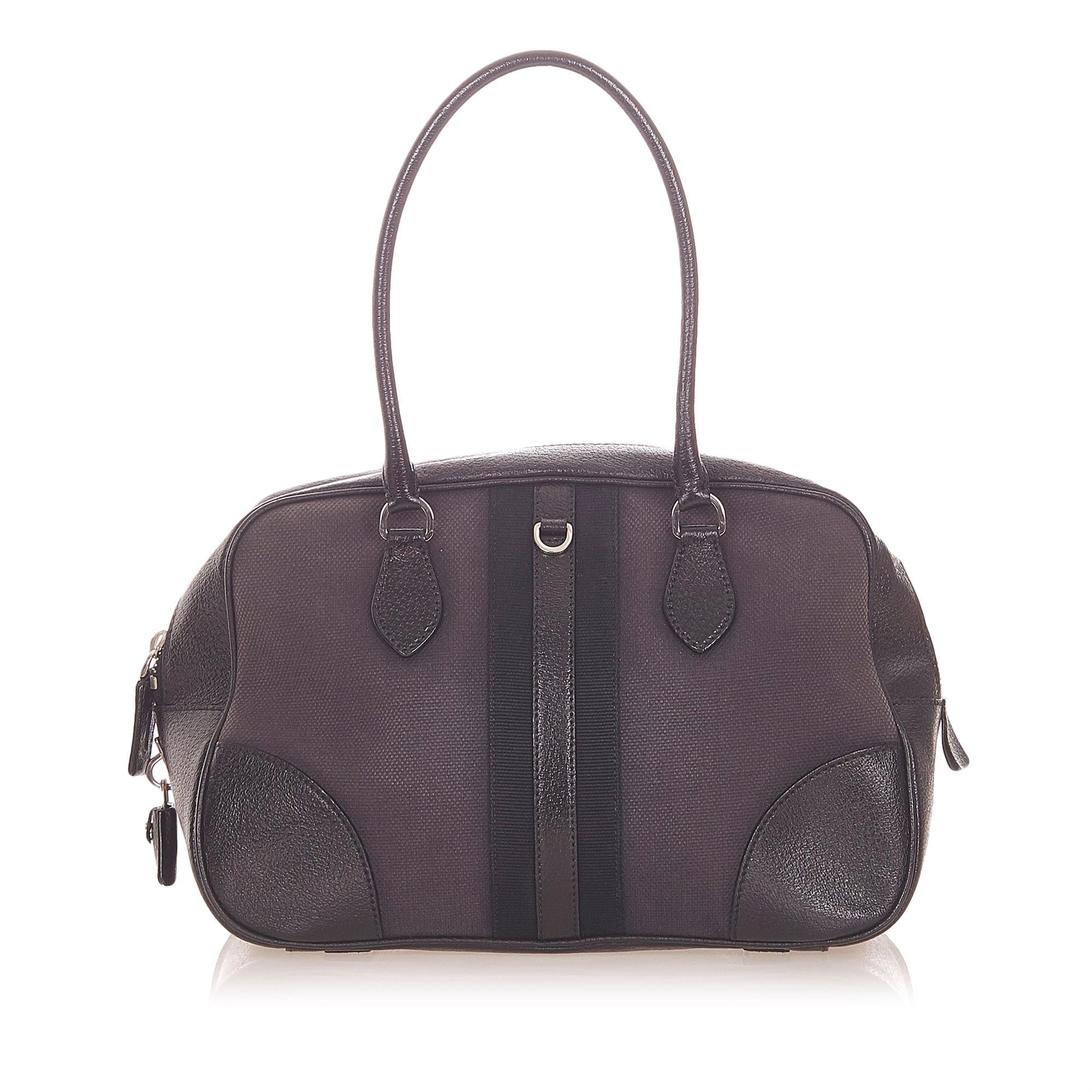 Prada Canvas Handbag (SHG-31668)