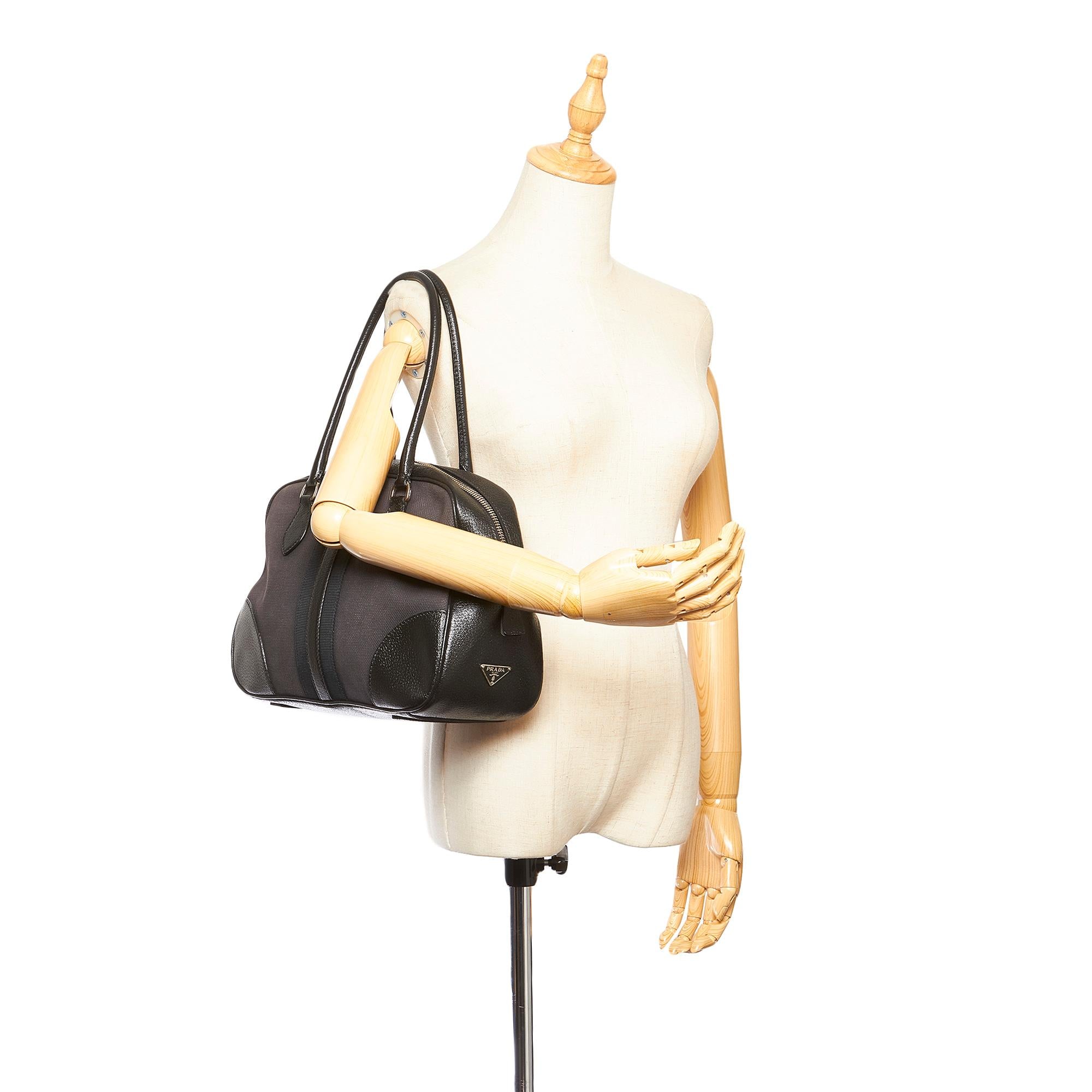 Prada Canvas Handbag (SHG-31668)