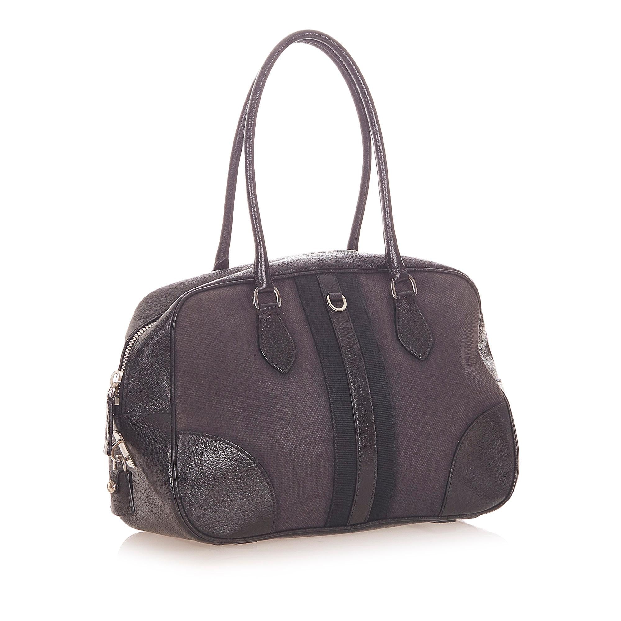 Prada Canvas Handbag (SHG-31668)