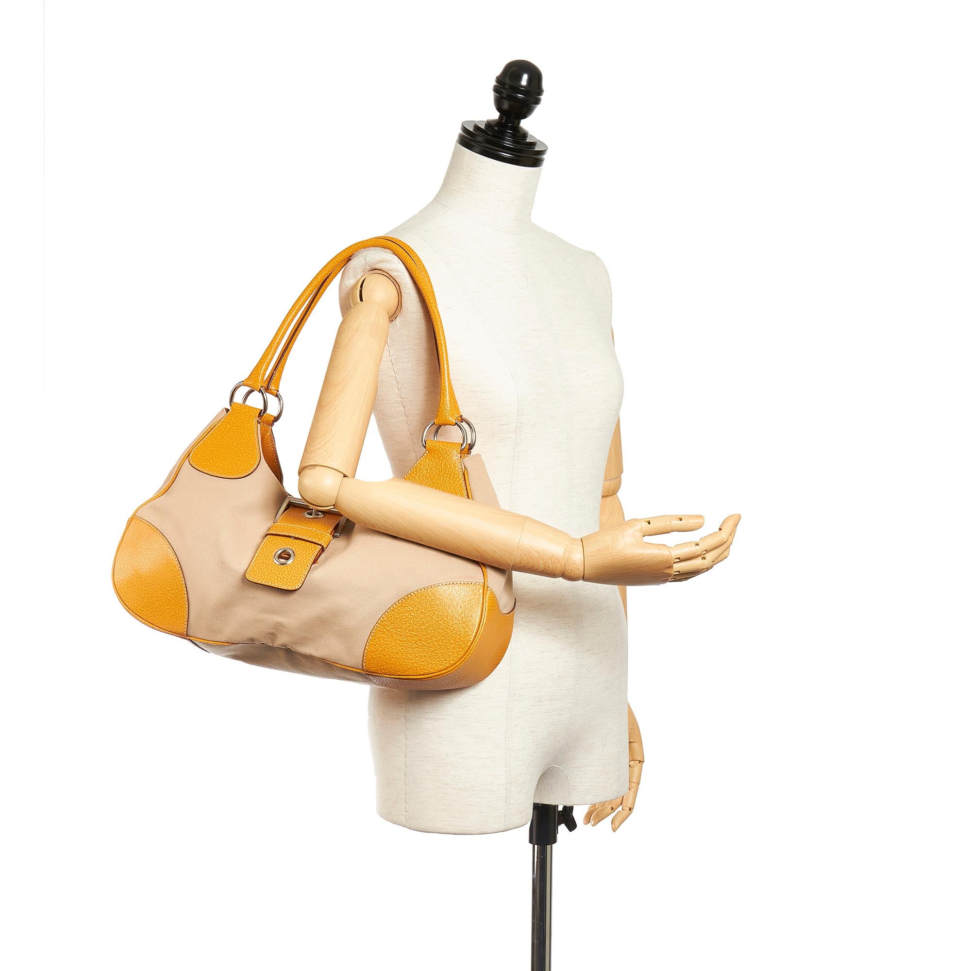 Prada Canvas Shoulder Bag (SHG-26816)