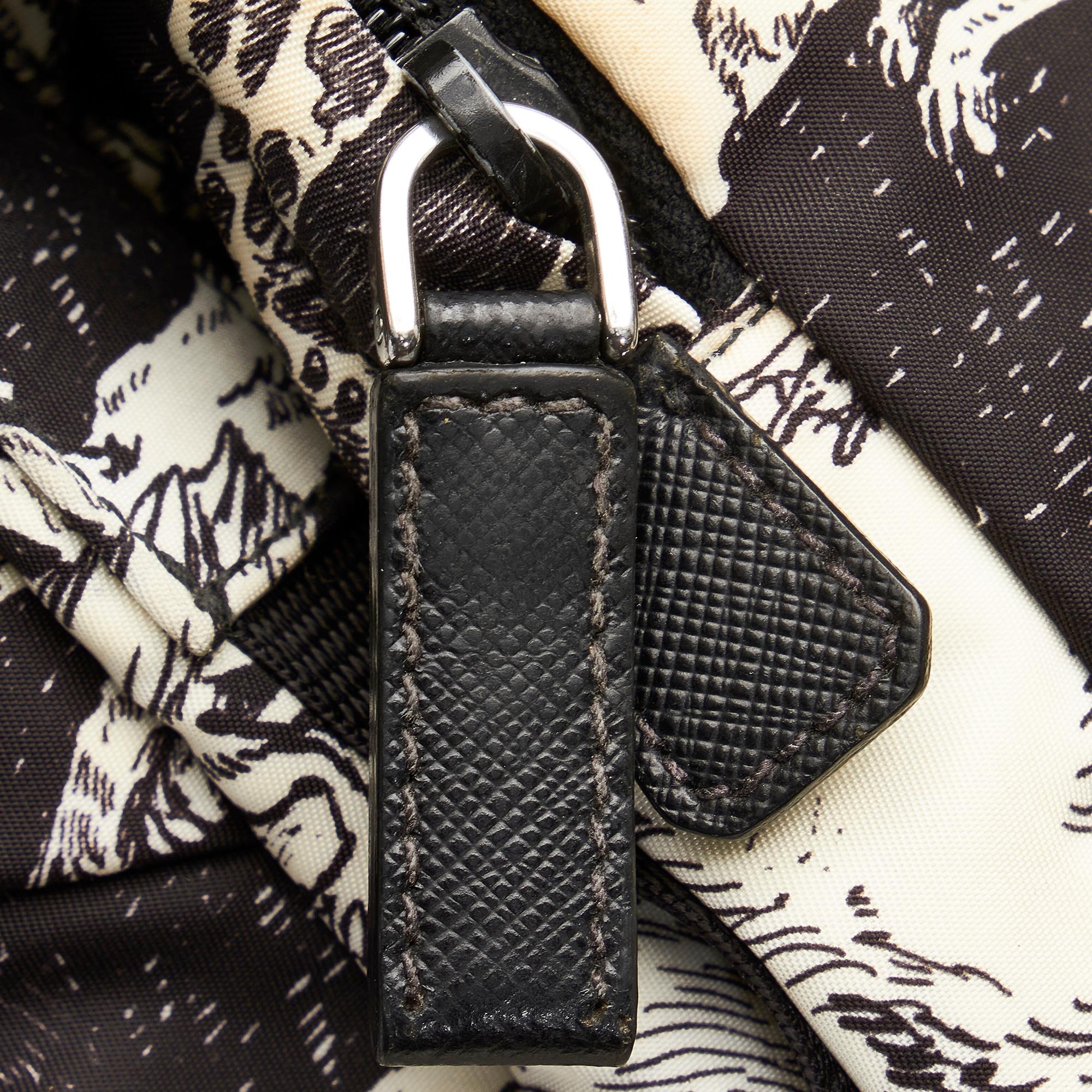 Prada Christophe Chemin Print Backpack (SHG-31913)