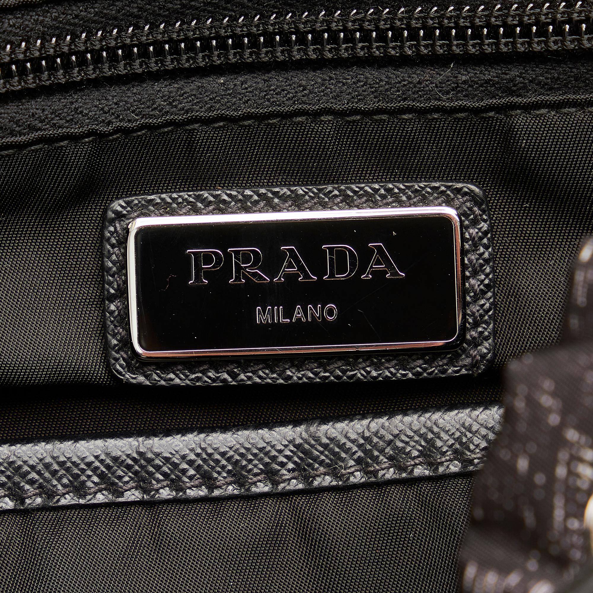 Prada Christophe Chemin Print Backpack (SHG-31913)