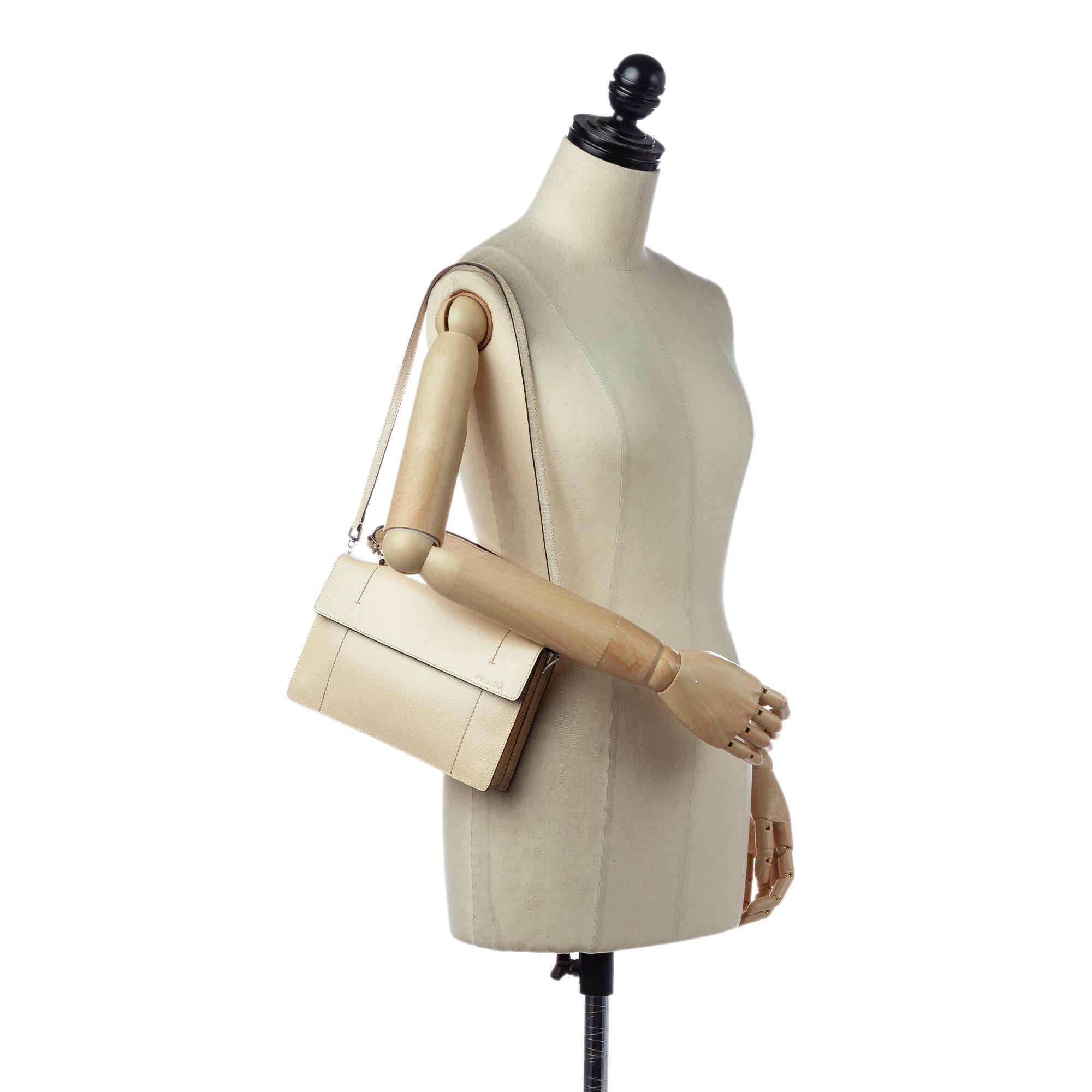 Prada Cinghiale Leather Satchel (SHG-28443)