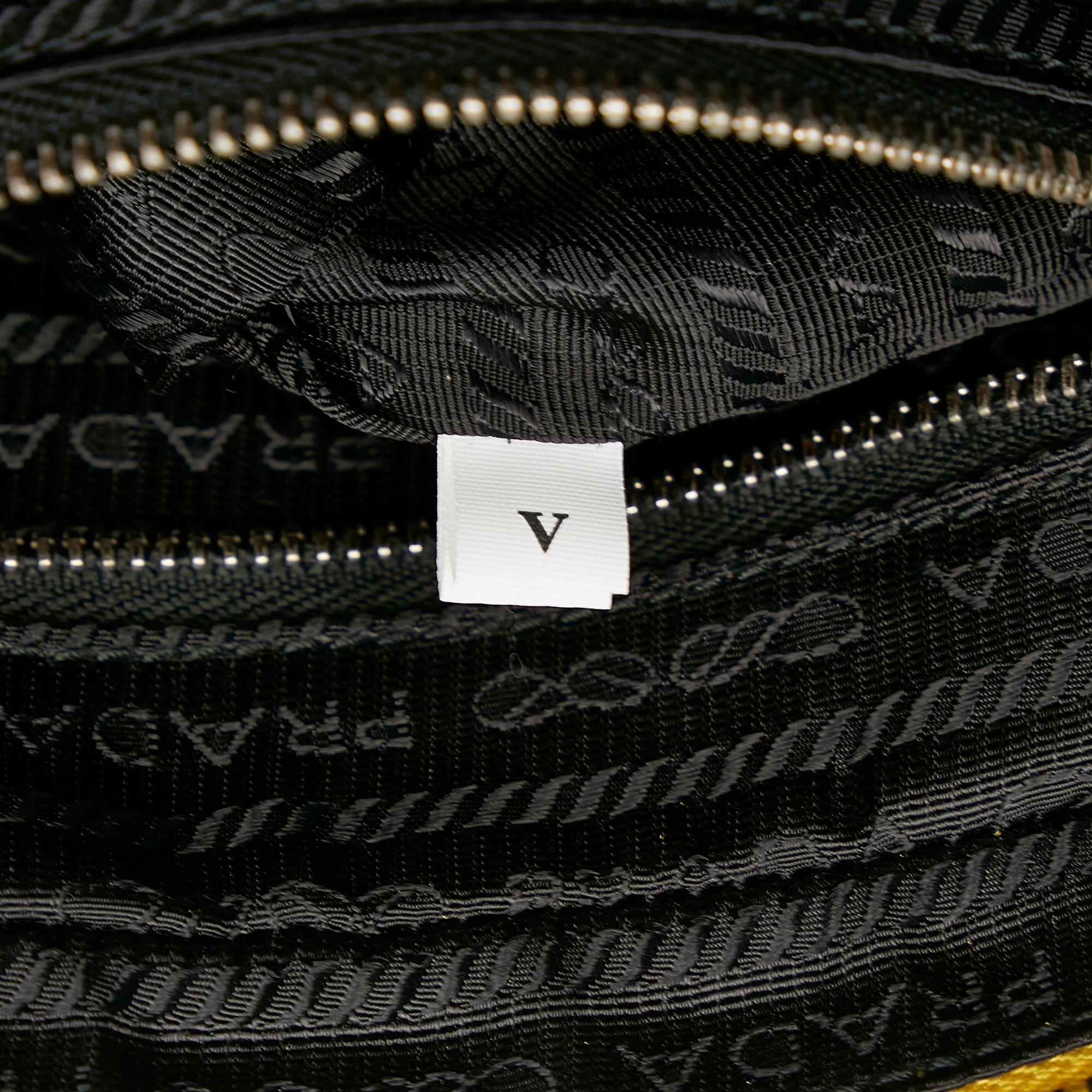 Prada City Fori Perforated Leather Handbag (SHG-25345)