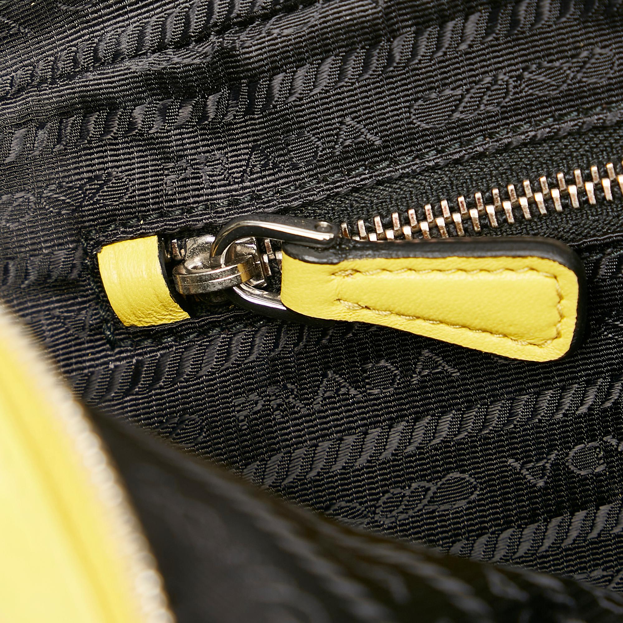 Prada City Fori Perforated Leather Handbag (SHG-25345)